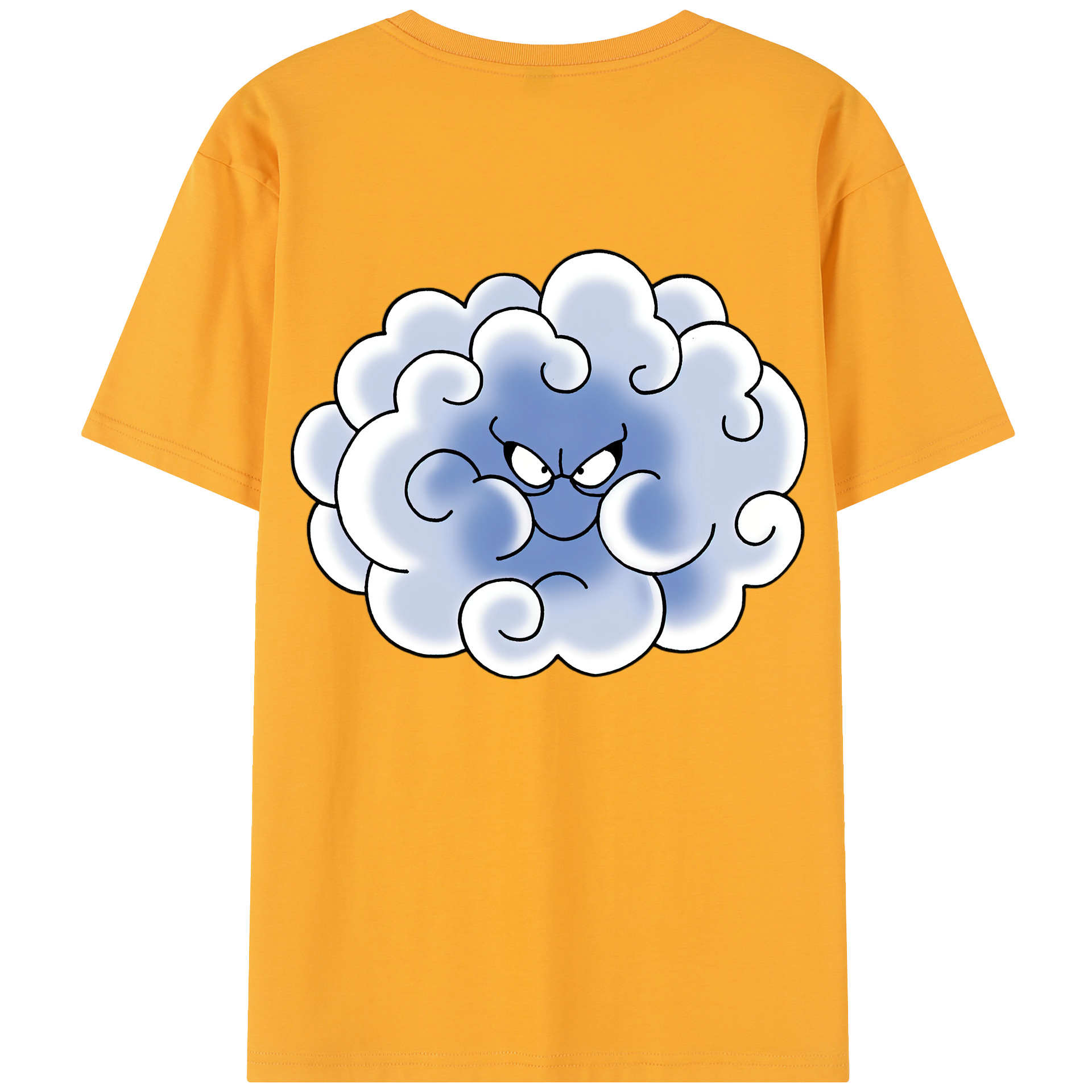 （画像用） ドラゴンクエスト Doragon Kuesuto Dragon Quest 綿100％半袖Tシャツ（背面プリント）