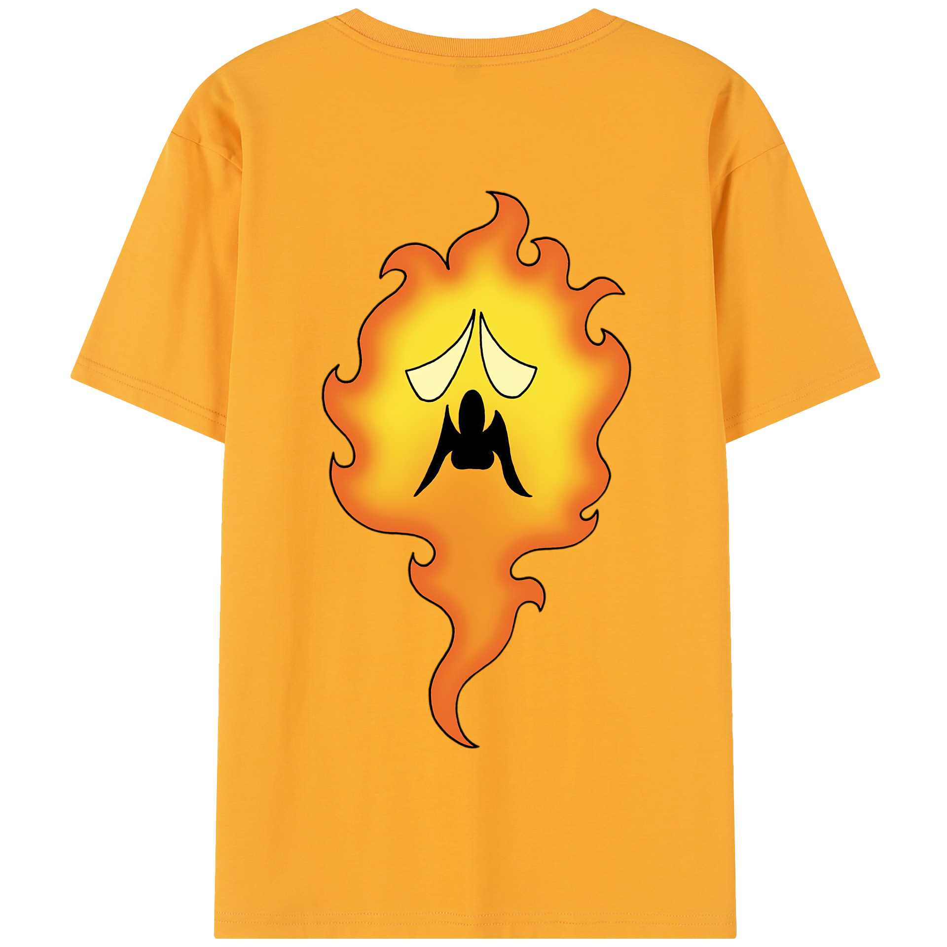 （画像用） ドラゴンクエスト Doragon Kuesuto Dragon Quest 綿100％半袖Tシャツ（背面プリント）