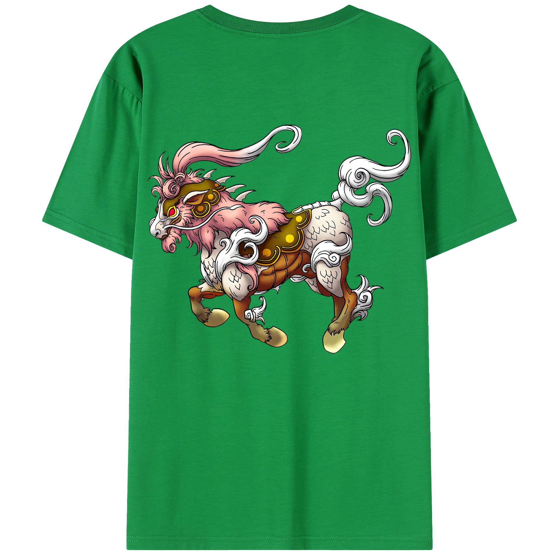（画像用） ドラゴンクエスト Doragon Kuesuto Dragon Quest 綿100％半袖Tシャツ（背面プリント）