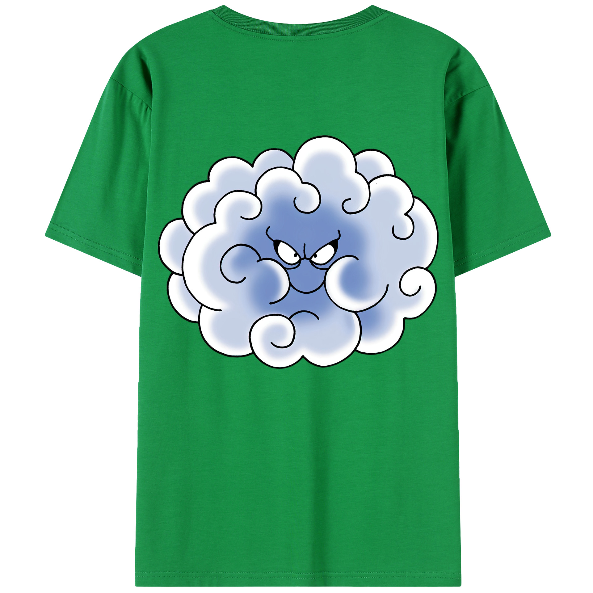 （画像用） ドラゴンクエスト Doragon Kuesuto Dragon Quest 綿100％半袖Tシャツ（背面プリント）