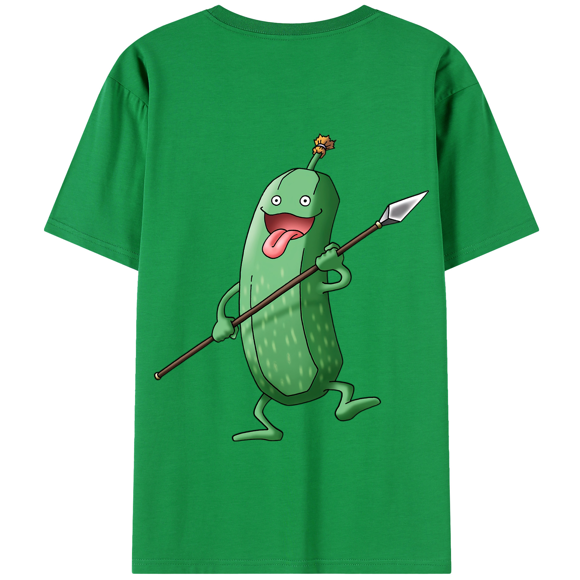 （画像用） ドラゴンクエスト Doragon Kuesuto Dragon Quest 綿100％半袖Tシャツ（背面プリント）