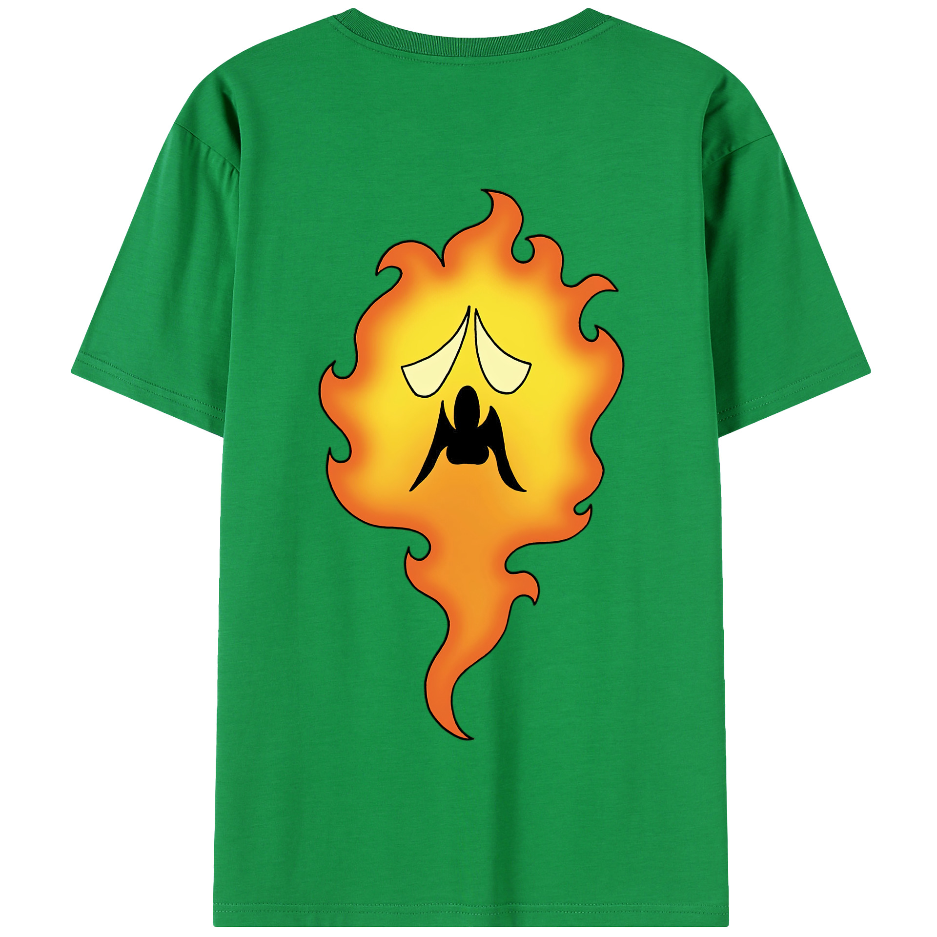 （画像用） ドラゴンクエスト Doragon Kuesuto Dragon Quest 綿100％半袖Tシャツ（背面プリント）