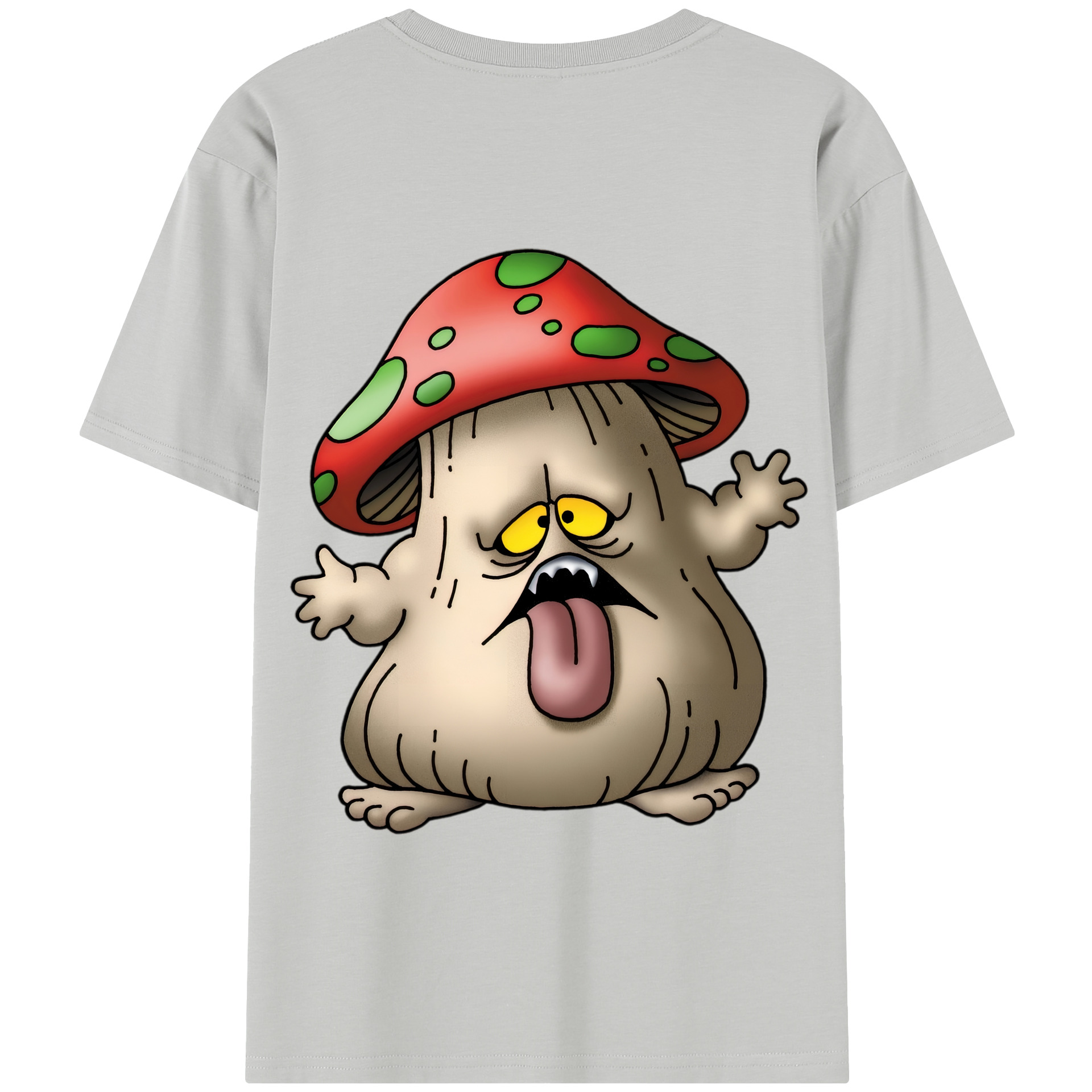 （画像用） ドラゴンクエスト Doragon Kuesuto Dragon Quest 綿100％半袖Tシャツ（背面プリント）