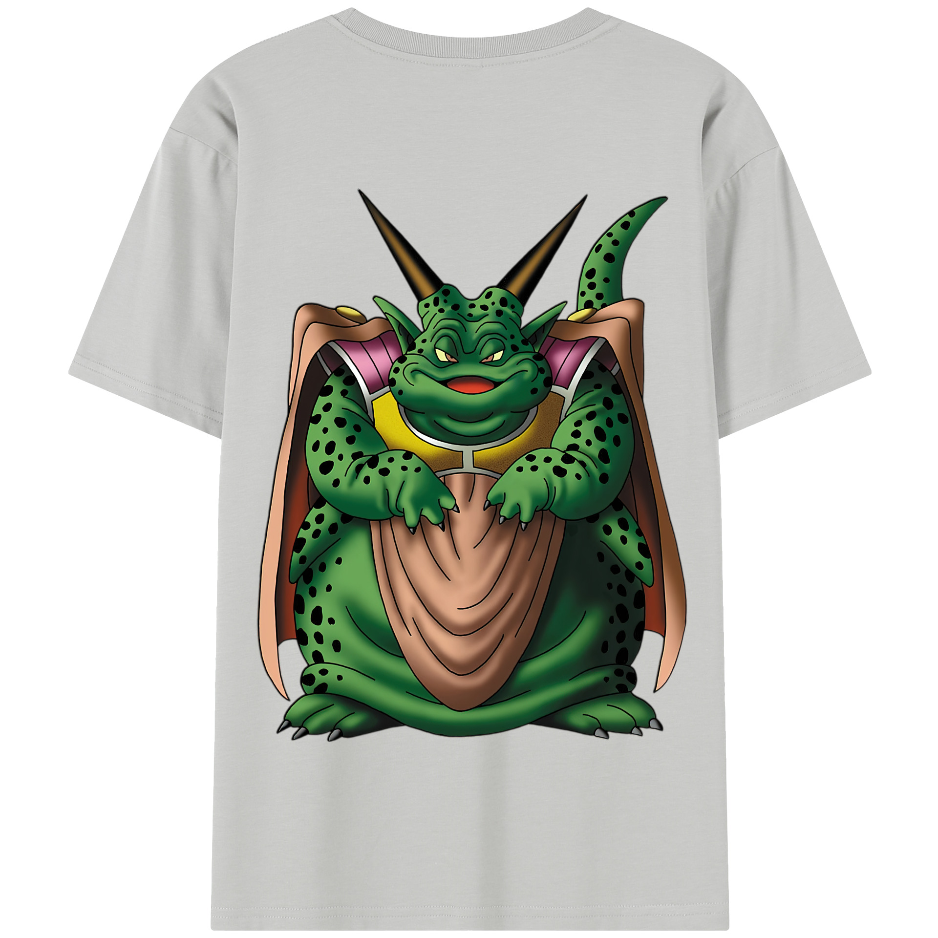 （画像用） ドラゴンクエスト Doragon Kuesuto Dragon Quest 綿100％半袖Tシャツ（背面プリント）