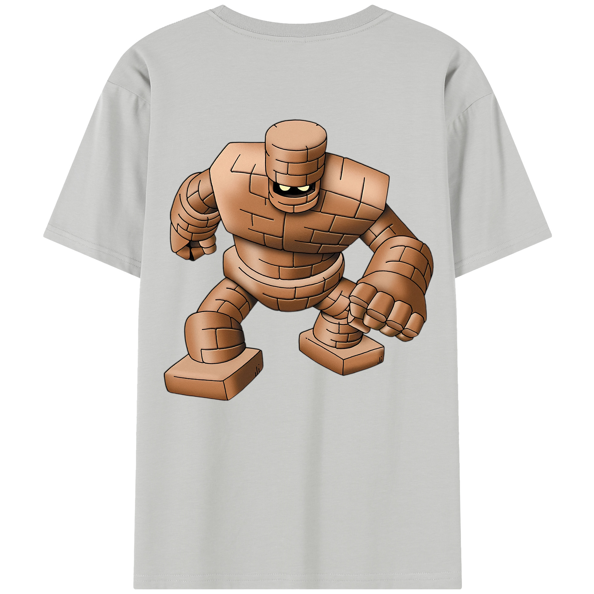 （画像用） ドラゴンクエスト Doragon Kuesuto Dragon Quest 綿100％半袖Tシャツ（背面プリント）