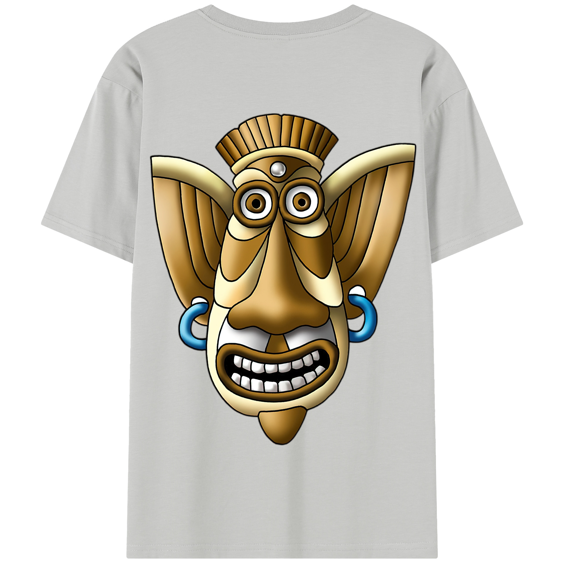 （画像用） ドラゴンクエスト Doragon Kuesuto Dragon Quest 綿100％半袖Tシャツ（背面プリント）