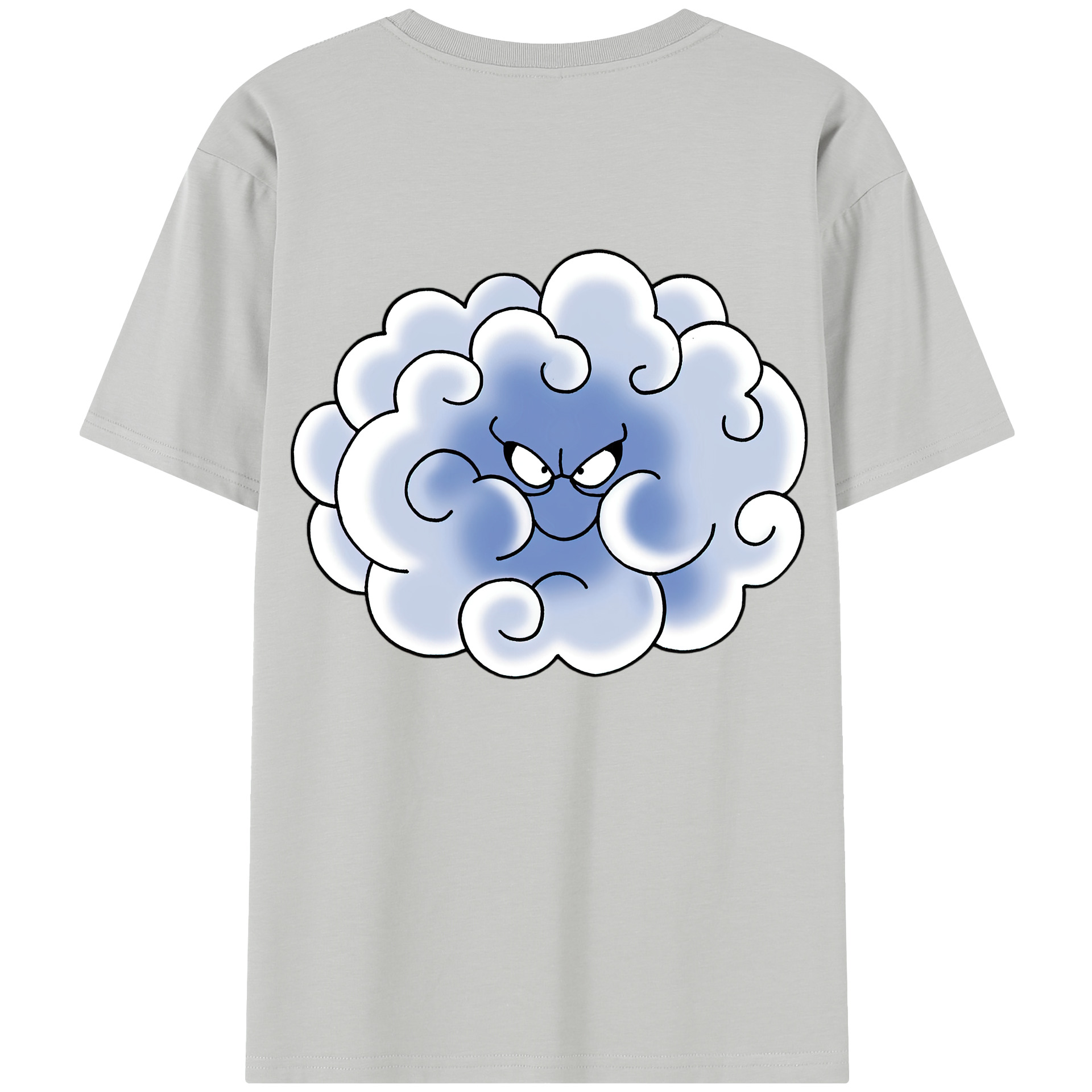 （画像用） ドラゴンクエスト Doragon Kuesuto Dragon Quest 綿100％半袖Tシャツ（背面プリント）