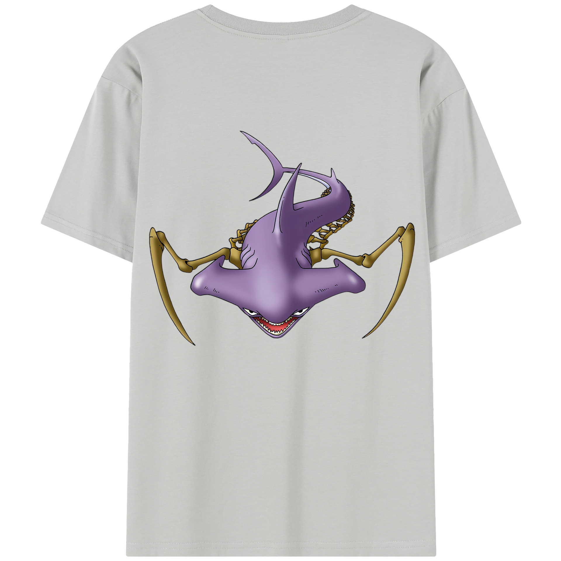 （画像用） ドラゴンクエスト Doragon Kuesuto Dragon Quest 綿100％半袖Tシャツ（背面プリント）