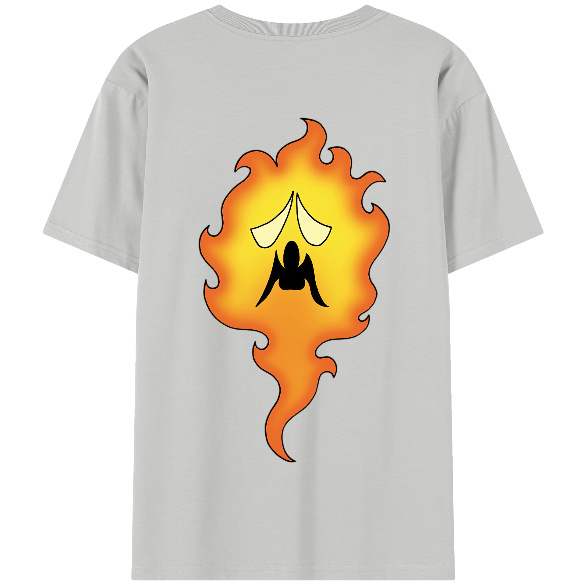 （画像用） ドラゴンクエスト Doragon Kuesuto Dragon Quest 綿100％半袖Tシャツ（背面プリント）