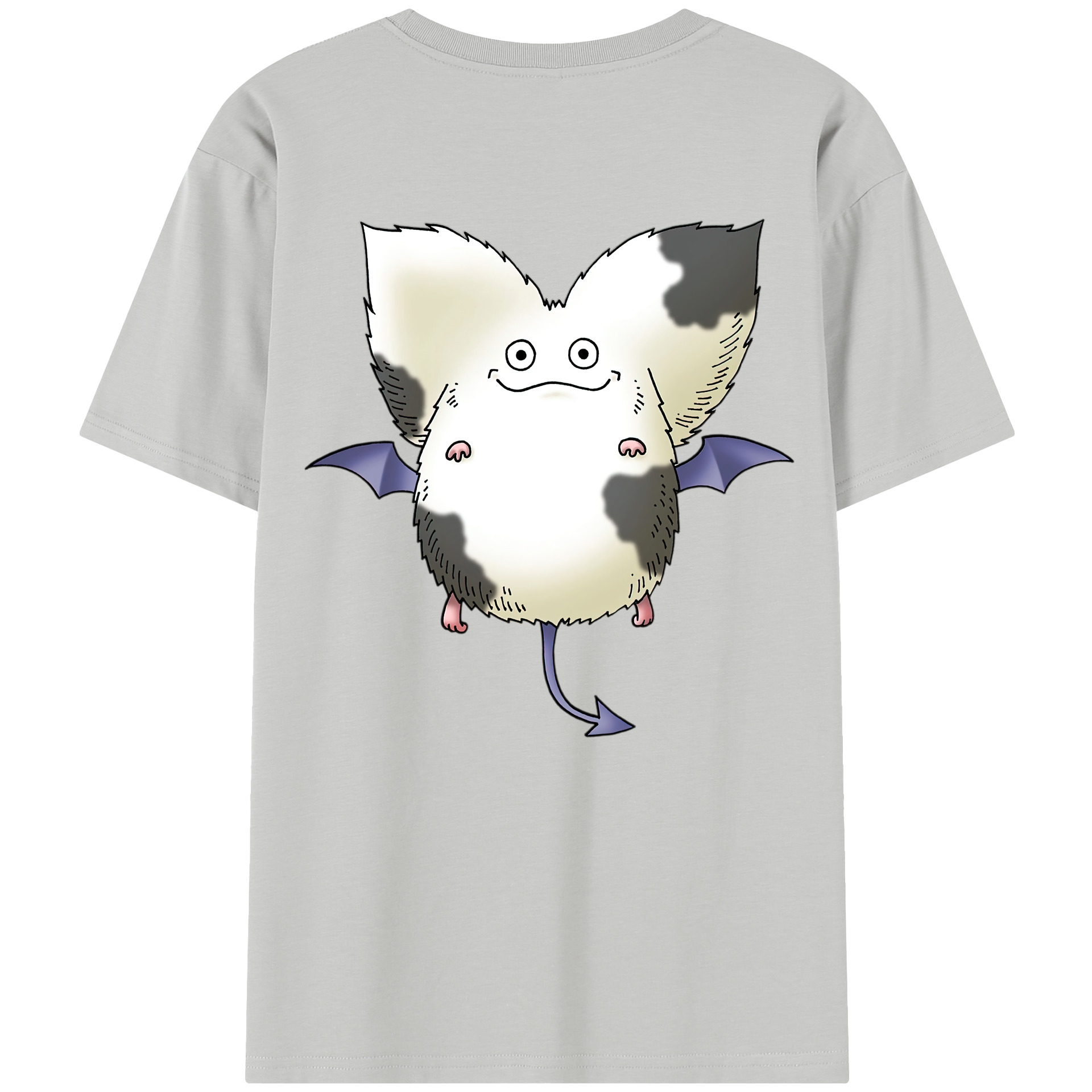 （画像用） ドラゴンクエスト Doragon Kuesuto Dragon Quest 綿100％半袖Tシャツ（背面プリント）