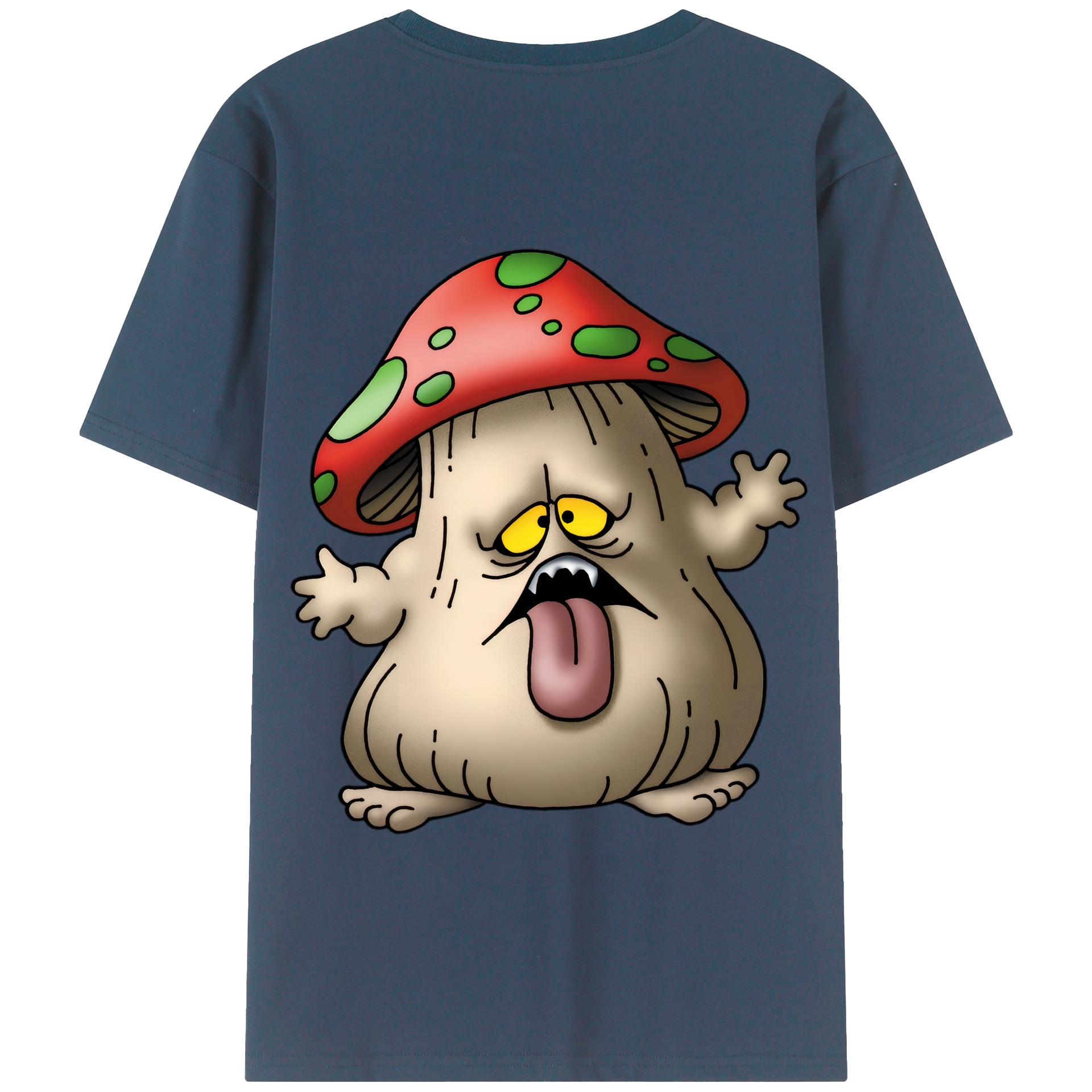 （画像用） ドラゴンクエスト Doragon Kuesuto Dragon Quest 綿100％半袖Tシャツ（背面プリント）