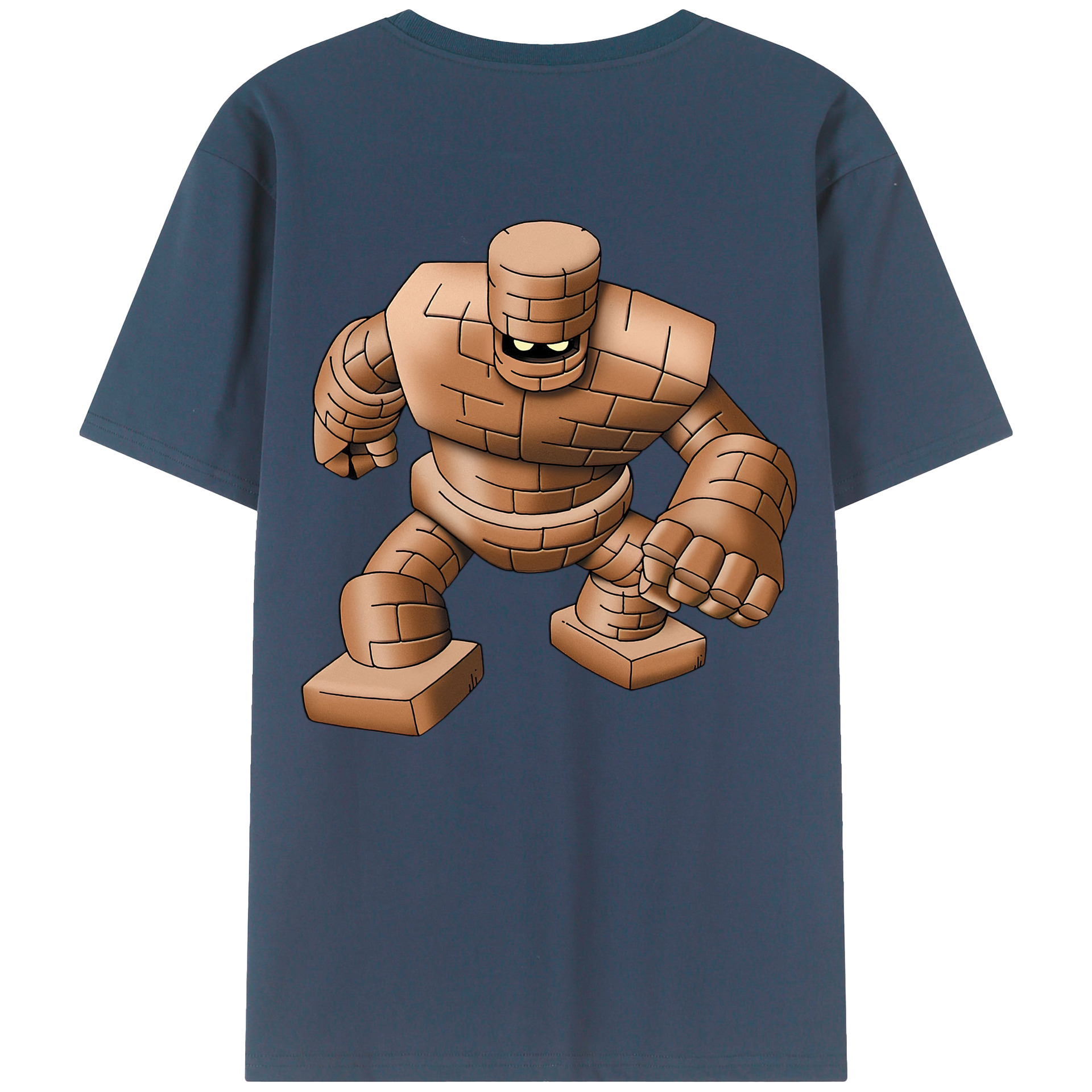 （画像用） ドラゴンクエスト Doragon Kuesuto Dragon Quest 綿100％半袖Tシャツ（背面プリント）