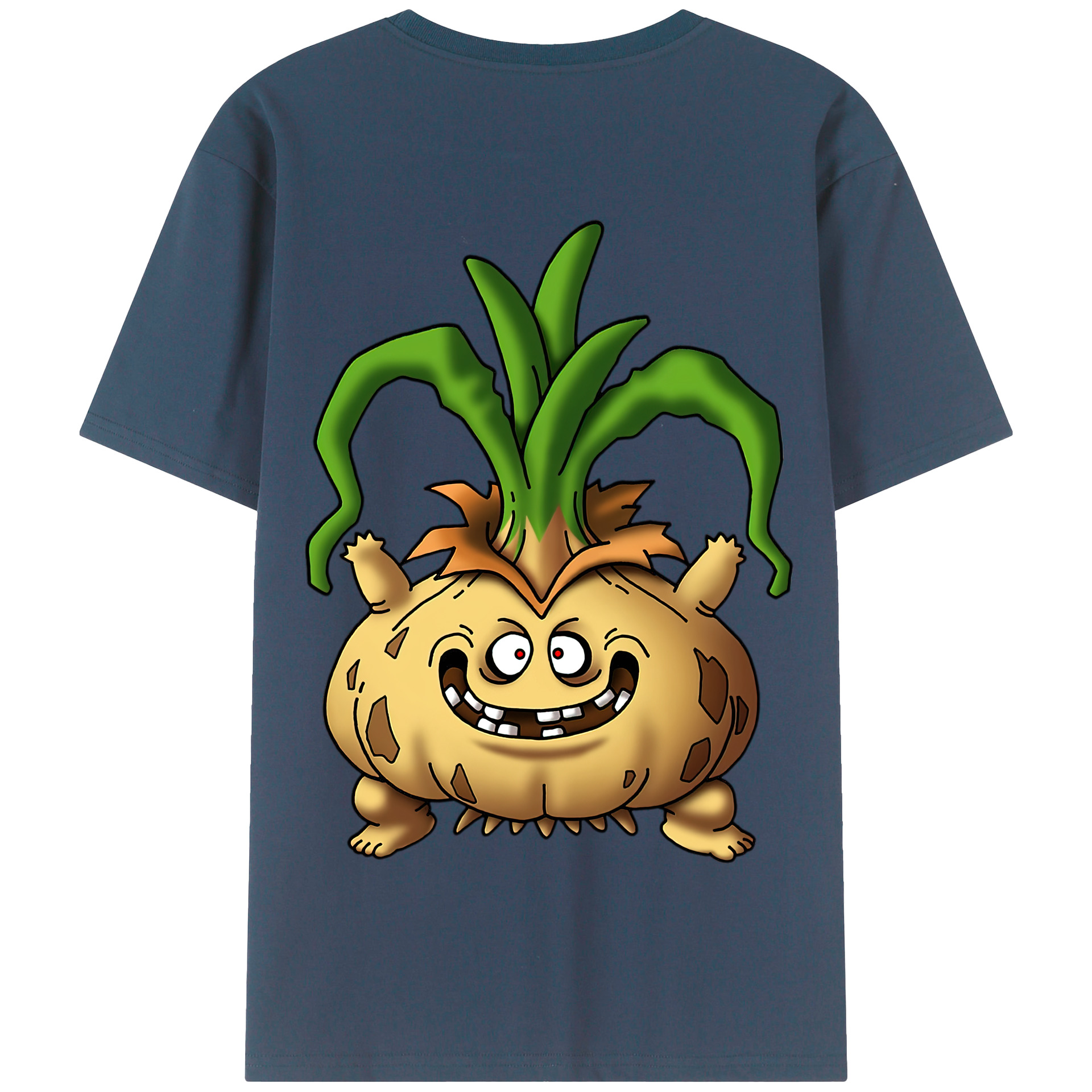 （画像用） ドラゴンクエスト Doragon Kuesuto Dragon Quest 綿100％半袖Tシャツ（背面プリント）
