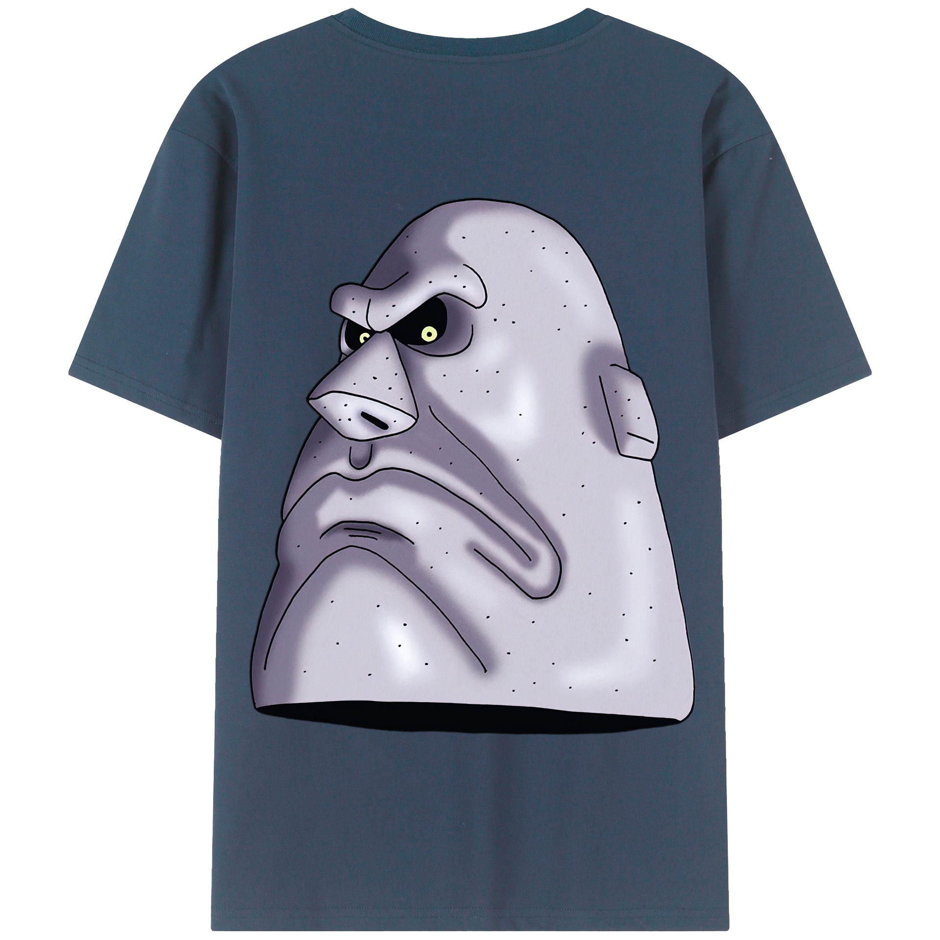 （画像用） ドラゴンクエスト Doragon Kuesuto Dragon Quest 綿100％半袖Tシャツ（背面プリント）