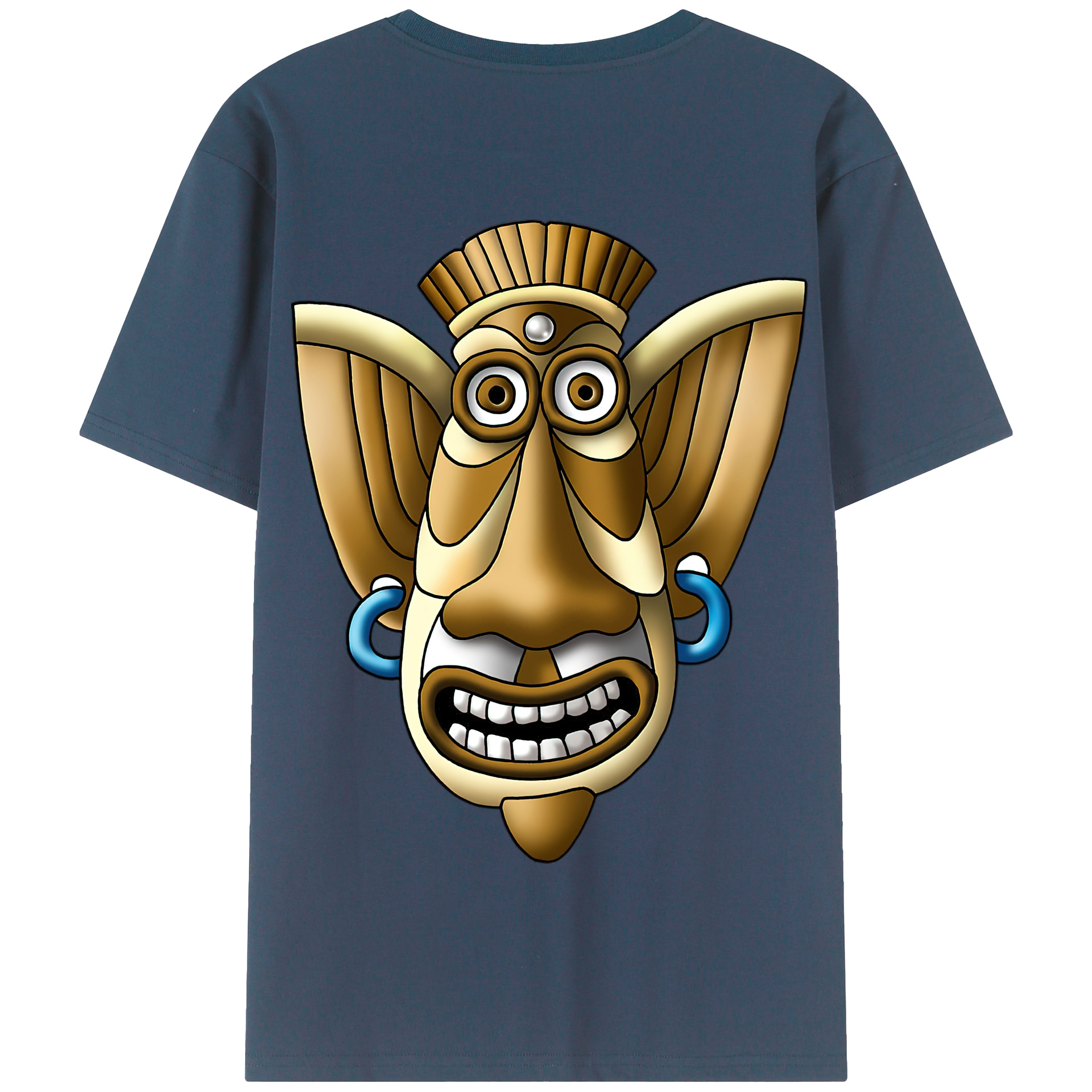 （画像用） ドラゴンクエスト Doragon Kuesuto Dragon Quest 綿100％半袖Tシャツ（背面プリント）