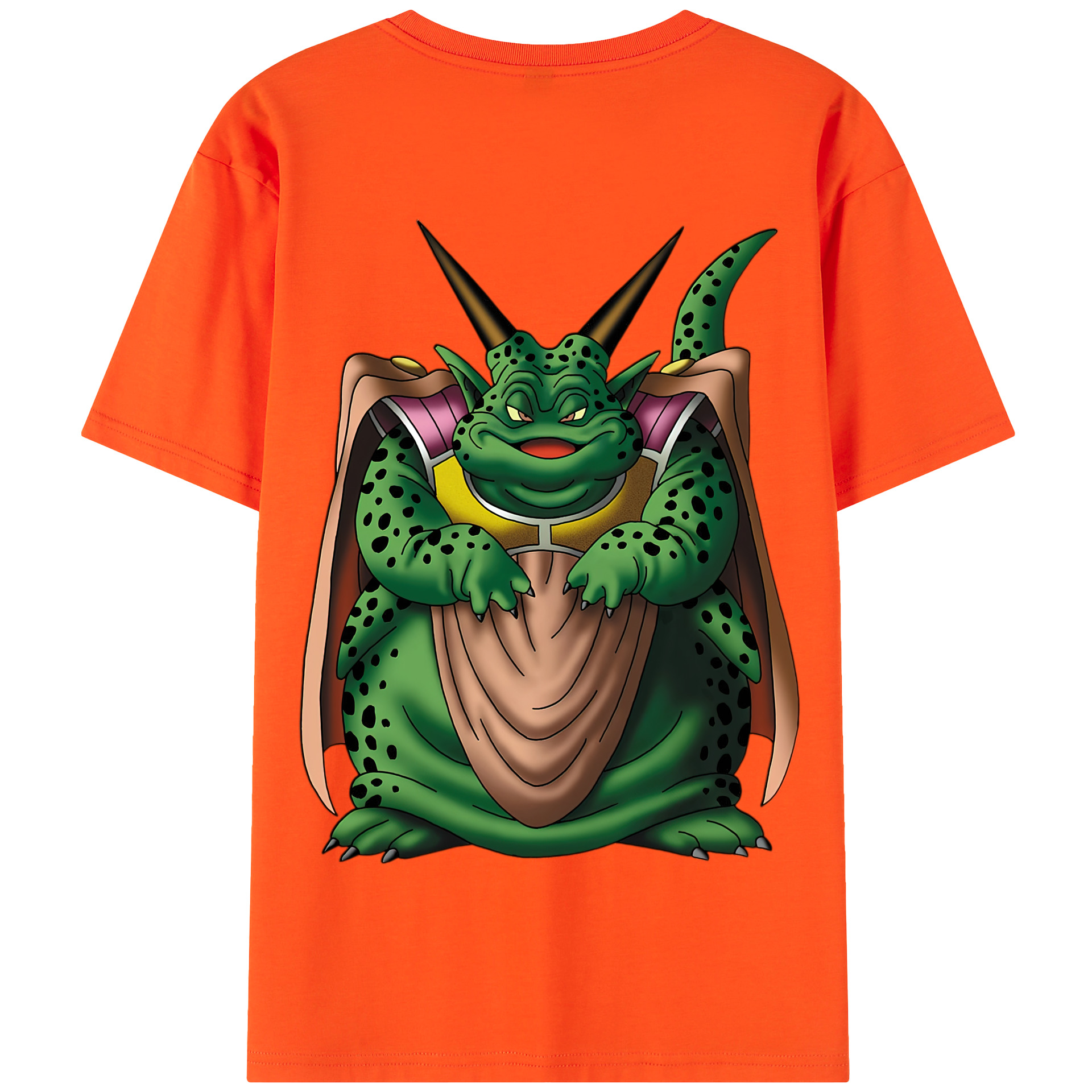 （画像用） ドラゴンクエスト Doragon Kuesuto Dragon Quest 綿100％半袖Tシャツ（背面プリント）