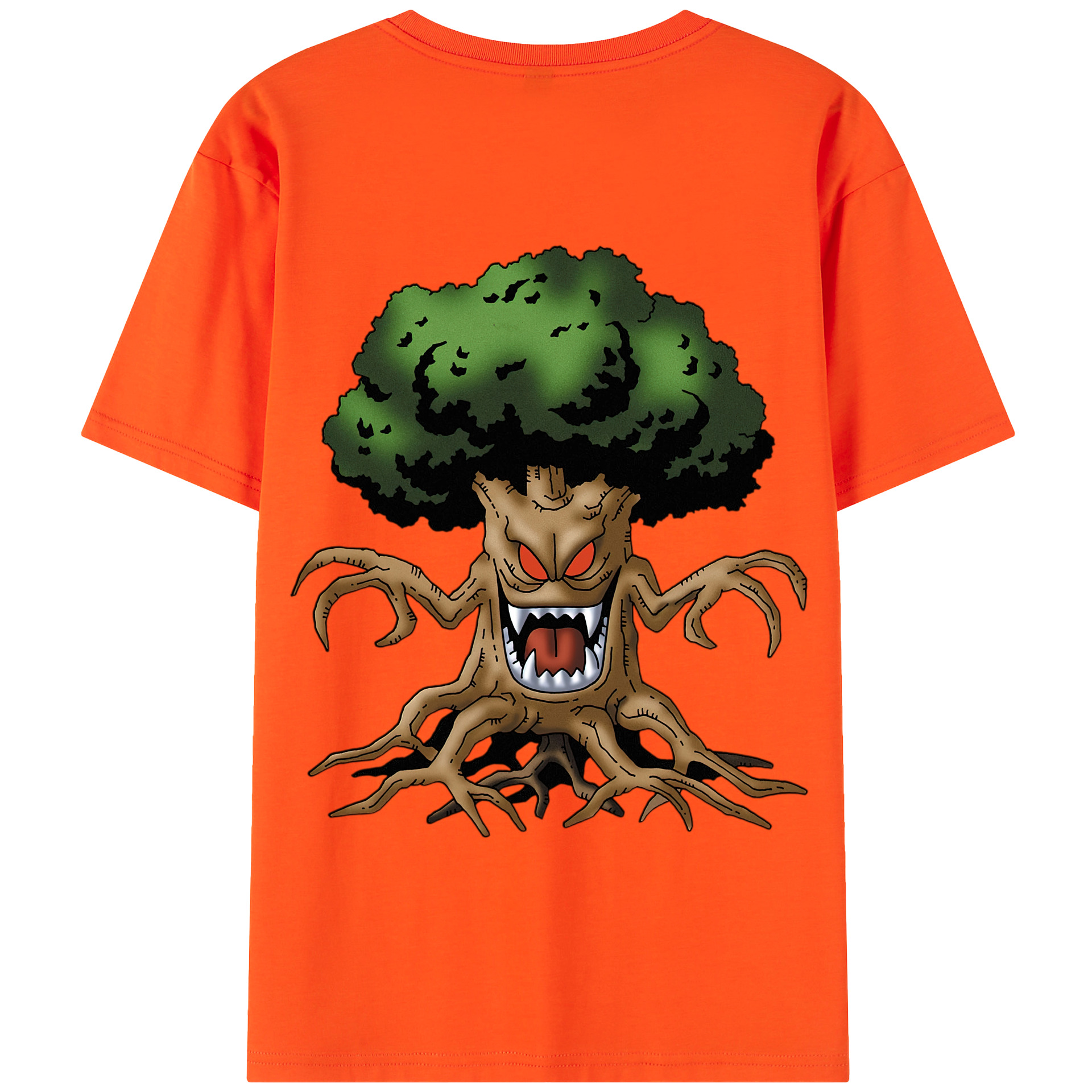 （画像用） ドラゴンクエスト Doragon Kuesuto Dragon Quest 綿100％半袖Tシャツ（背面プリント）