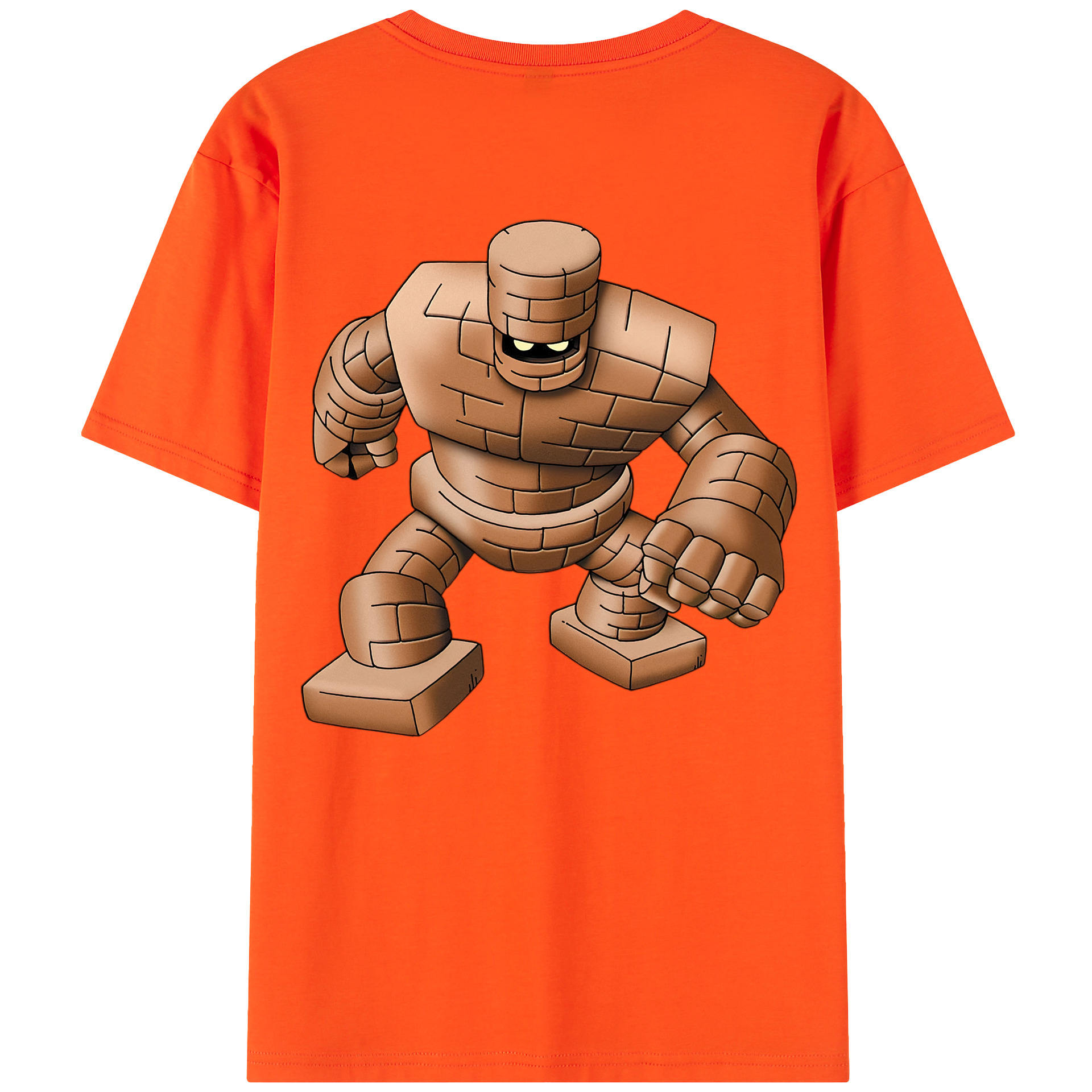 （画像用） ドラゴンクエスト Doragon Kuesuto Dragon Quest 綿100％半袖Tシャツ（背面プリント）