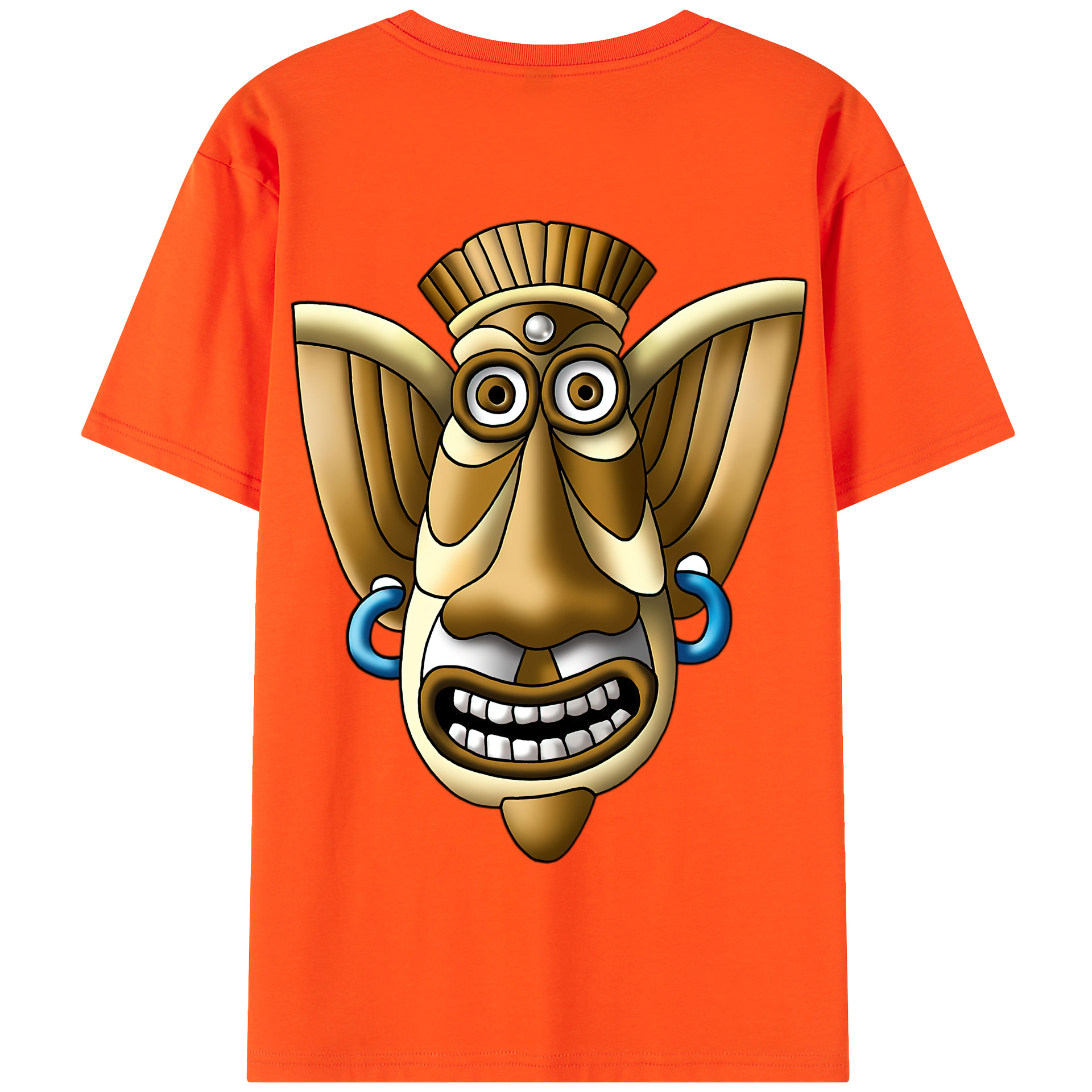（画像用） ドラゴンクエスト Doragon Kuesuto Dragon Quest 綿100％半袖Tシャツ（背面プリント）