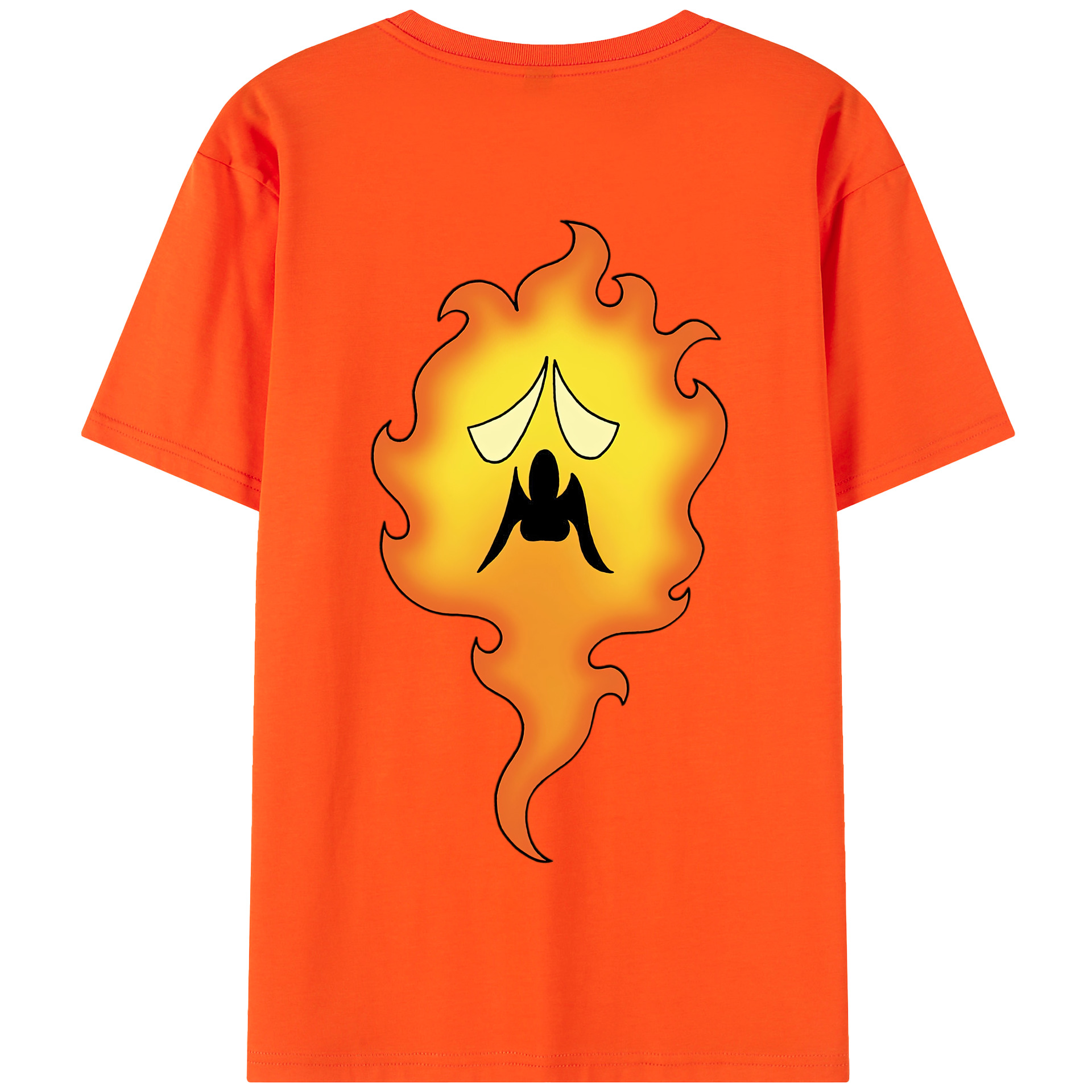 （画像用） ドラゴンクエスト Doragon Kuesuto Dragon Quest 綿100％半袖Tシャツ（背面プリント）