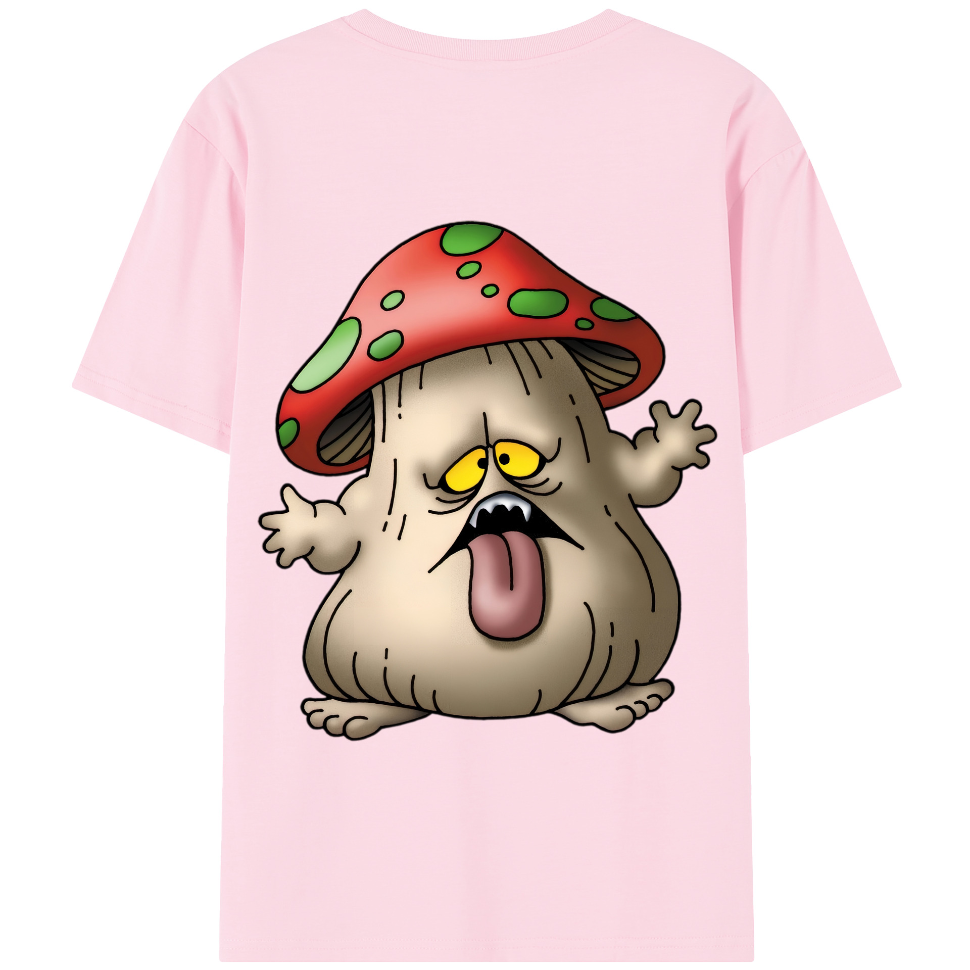 （画像用） ドラゴンクエスト Doragon Kuesuto Dragon Quest 綿100％半袖Tシャツ（背面プリント）