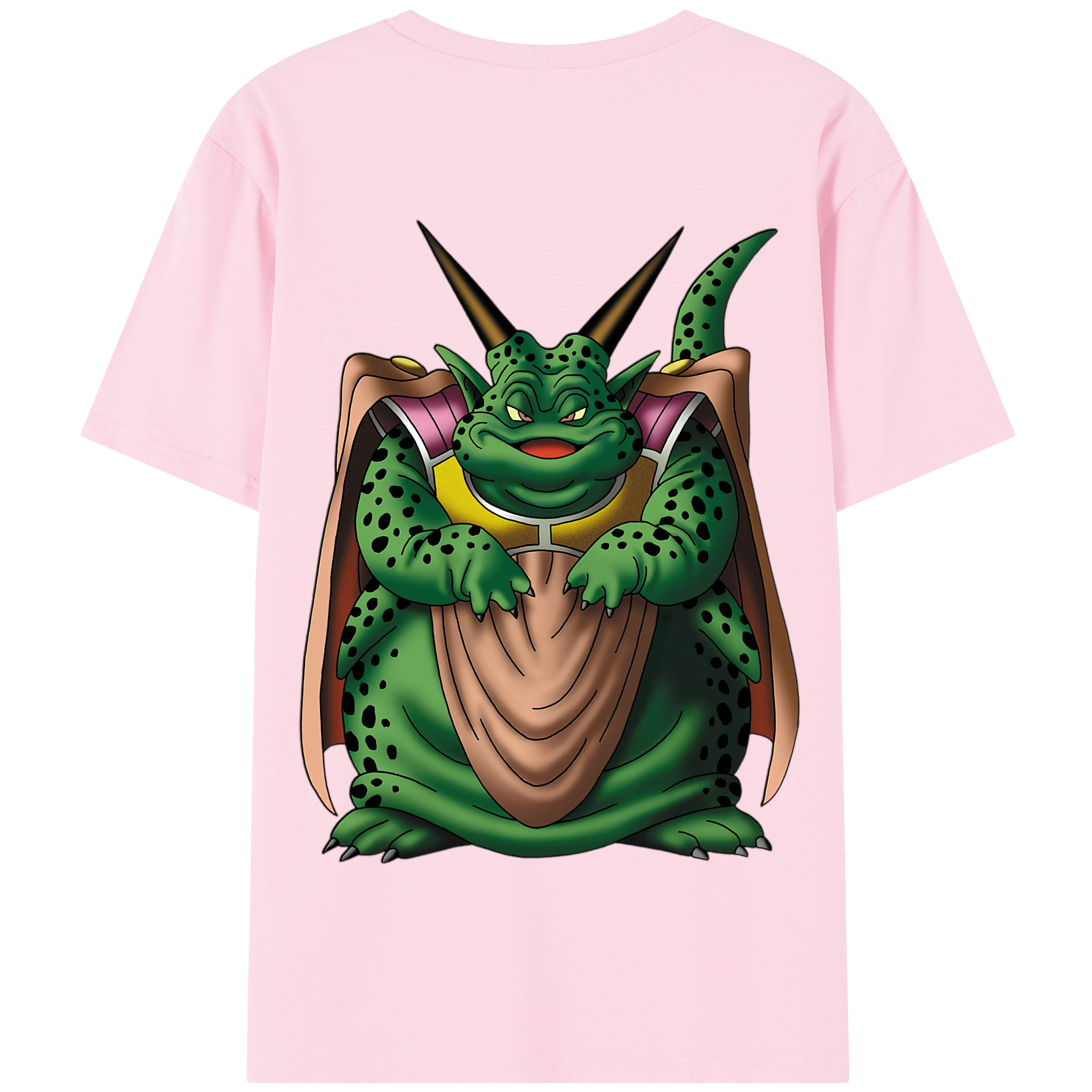 （画像用） ドラゴンクエスト Doragon Kuesuto Dragon Quest 綿100％半袖Tシャツ（背面プリント）
