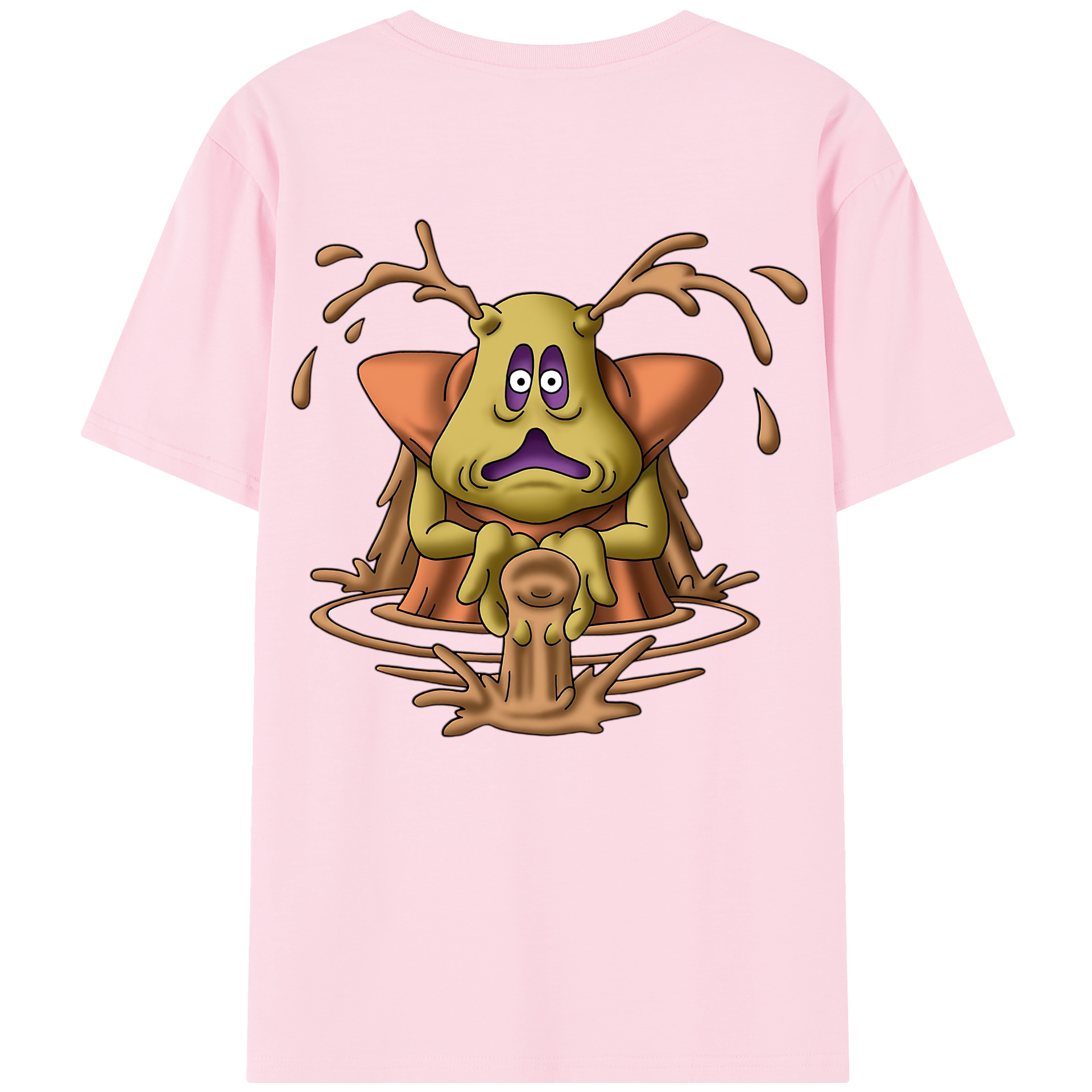 （画像用） ドラゴンクエスト Doragon Kuesuto Dragon Quest 綿100％半袖Tシャツ（背面プリント）