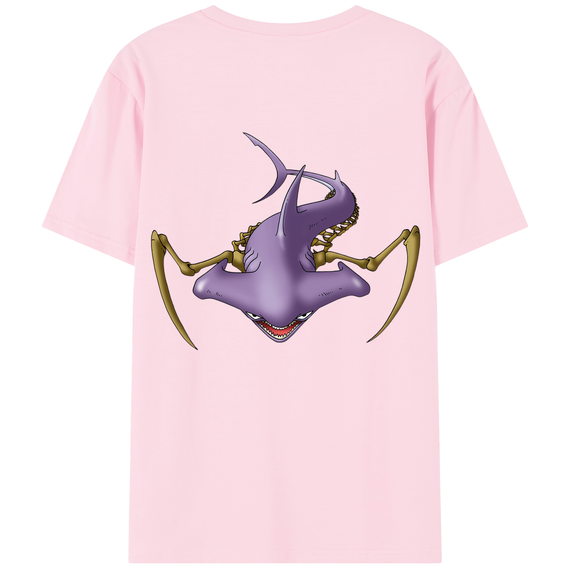 （画像用） ドラゴンクエスト Doragon Kuesuto Dragon Quest 綿100％半袖Tシャツ（背面プリント）