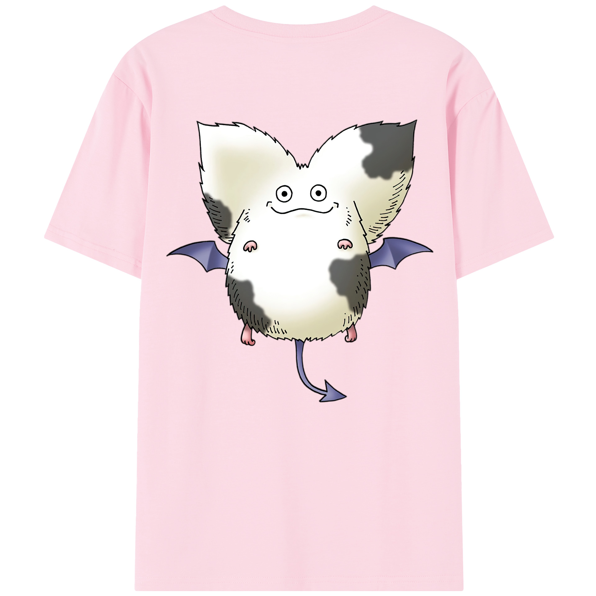 （画像用） ドラゴンクエスト Doragon Kuesuto Dragon Quest 綿100％半袖Tシャツ（背面プリント）