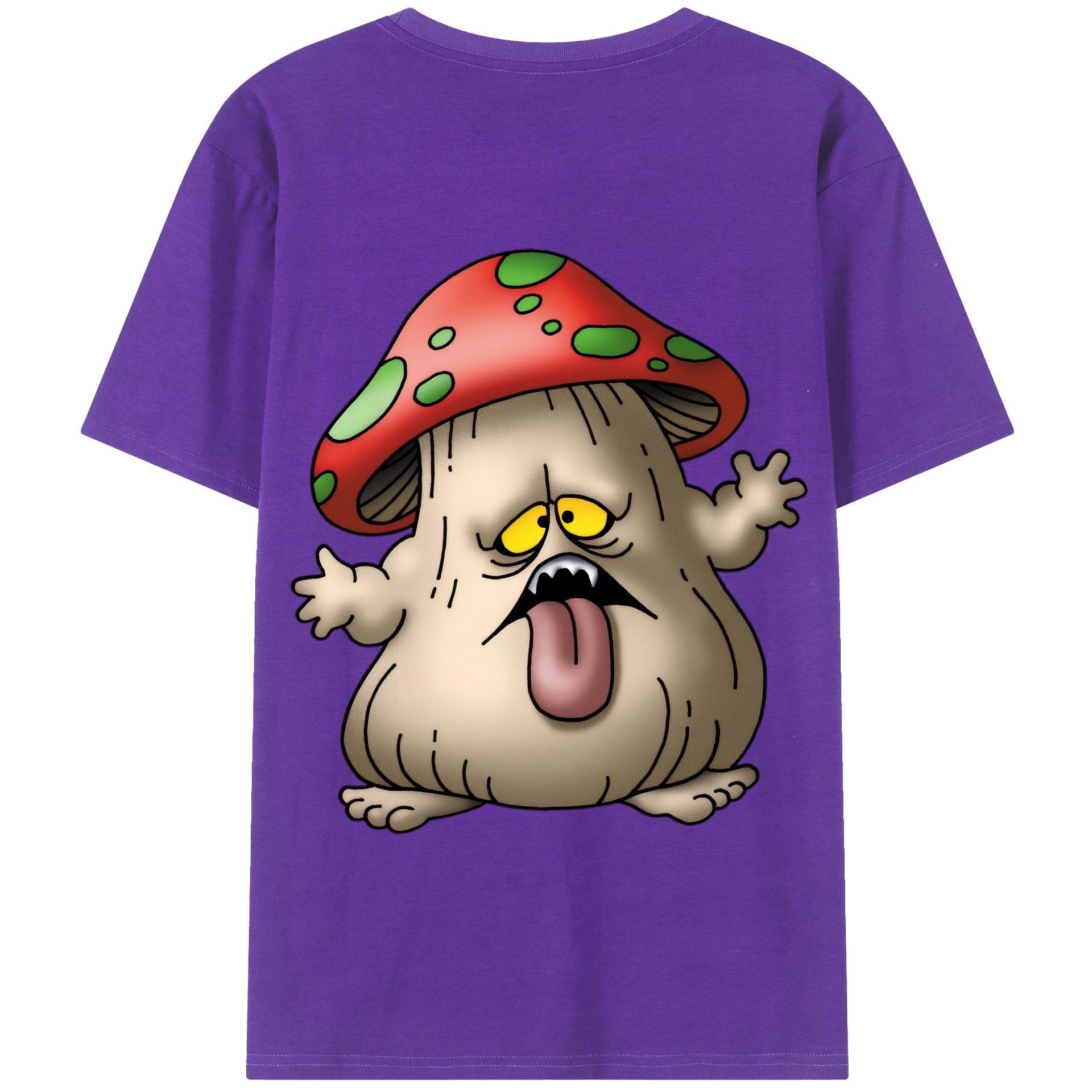 （画像用） ドラゴンクエスト Doragon Kuesuto Dragon Quest 綿100％半袖Tシャツ（背面プリント）