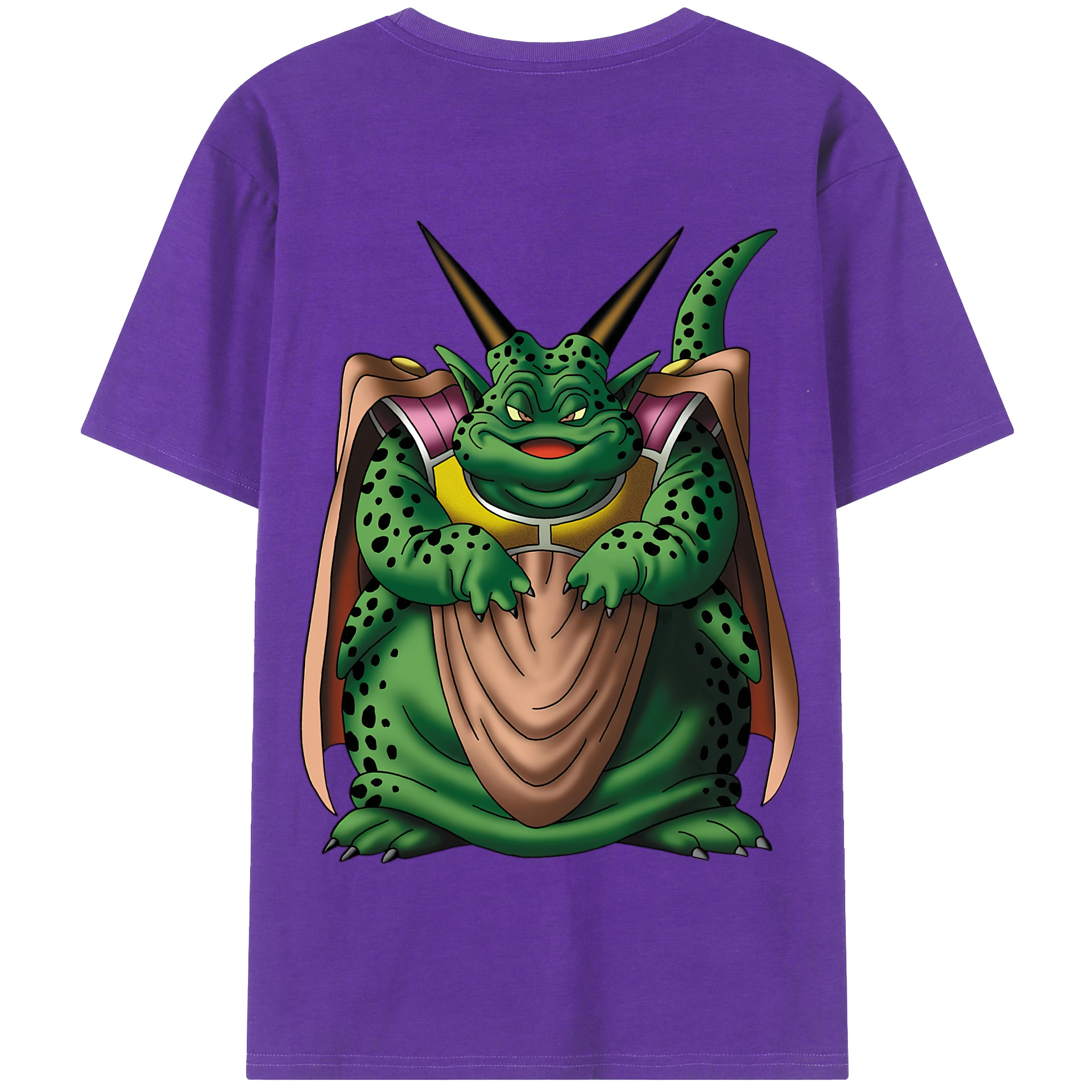（画像用） ドラゴンクエスト Doragon Kuesuto Dragon Quest 綿100％半袖Tシャツ（背面プリント）