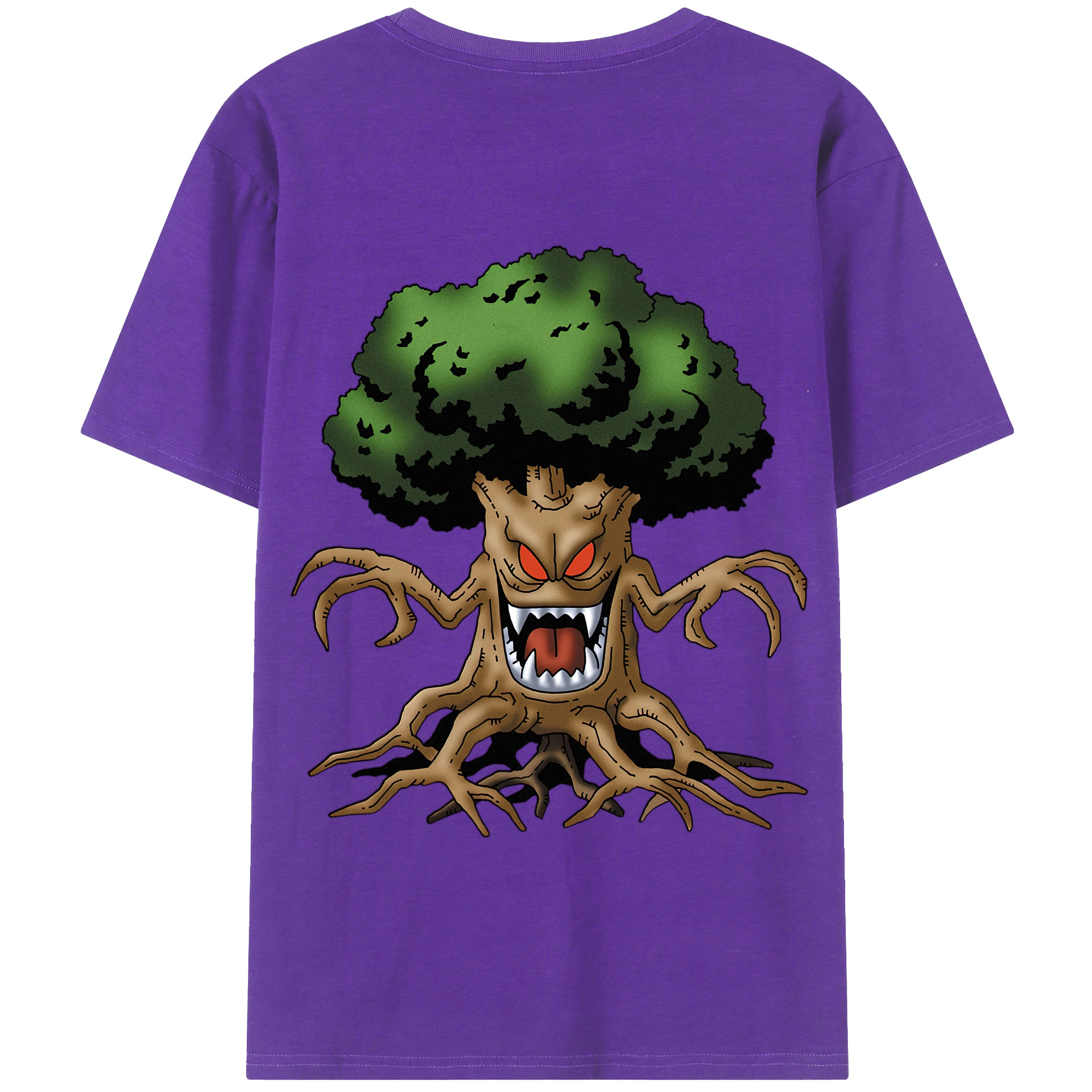 （画像用） ドラゴンクエスト Doragon Kuesuto Dragon Quest 綿100％半袖Tシャツ（背面プリント）