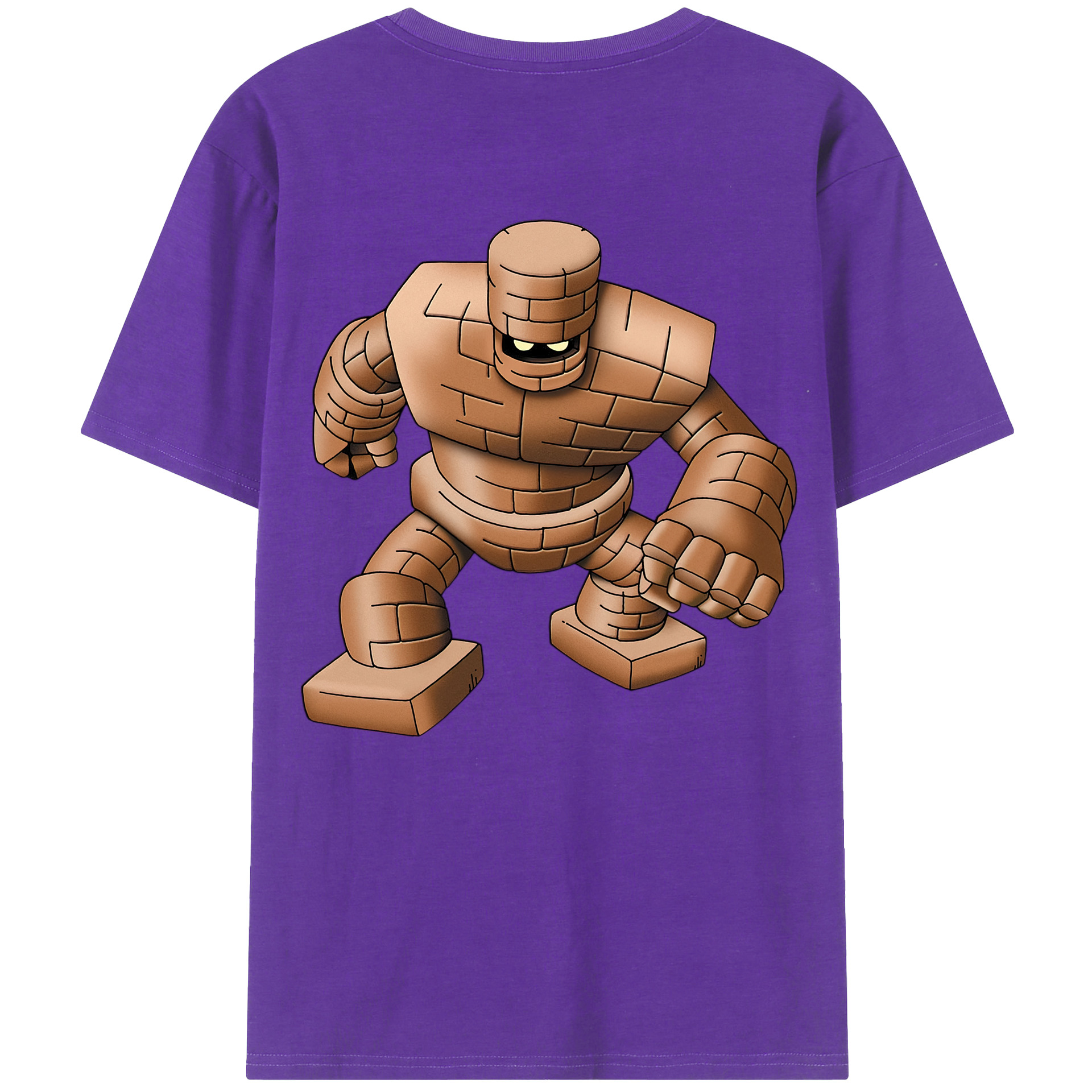 （画像用） ドラゴンクエスト Doragon Kuesuto Dragon Quest 綿100％半袖Tシャツ（背面プリント）