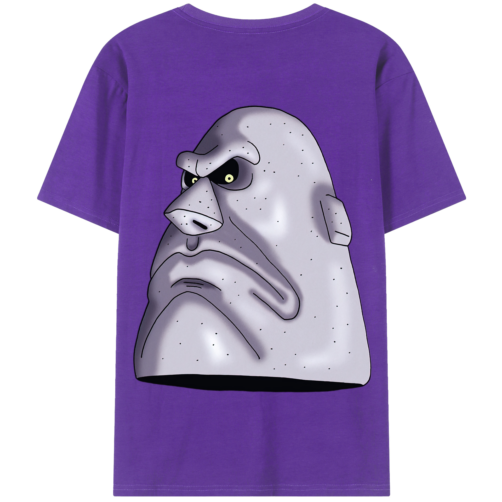 （画像用） ドラゴンクエスト Doragon Kuesuto Dragon Quest 綿100％半袖Tシャツ（背面プリント）