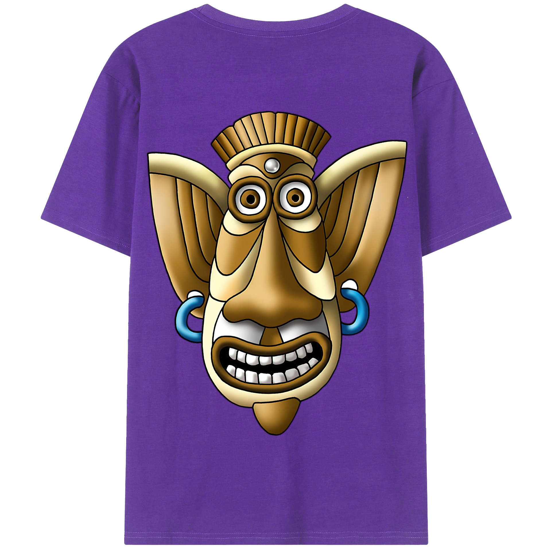 （画像用） ドラゴンクエスト Doragon Kuesuto Dragon Quest 綿100％半袖Tシャツ（背面プリント）