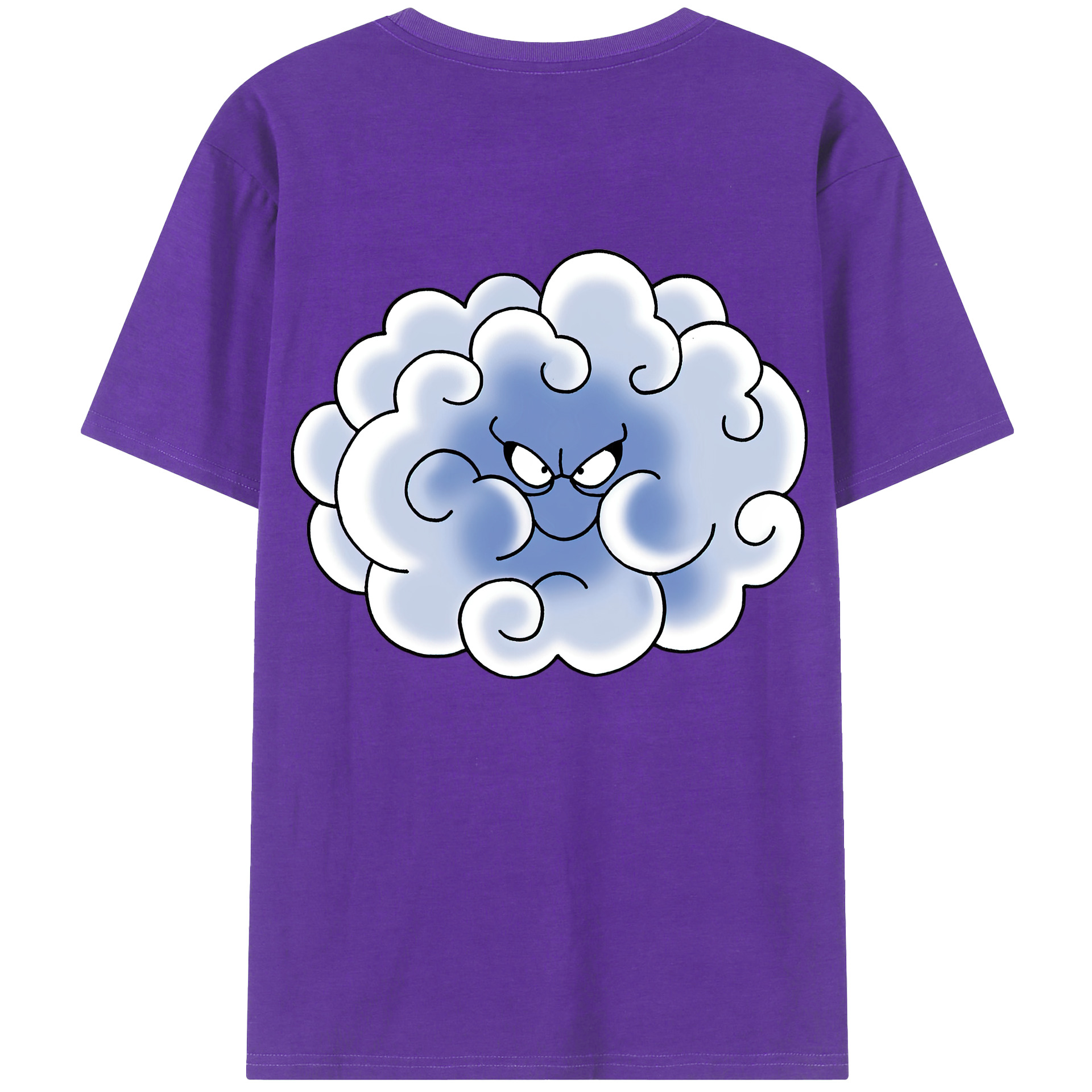 （画像用） ドラゴンクエスト Doragon Kuesuto Dragon Quest 綿100％半袖Tシャツ（背面プリント）