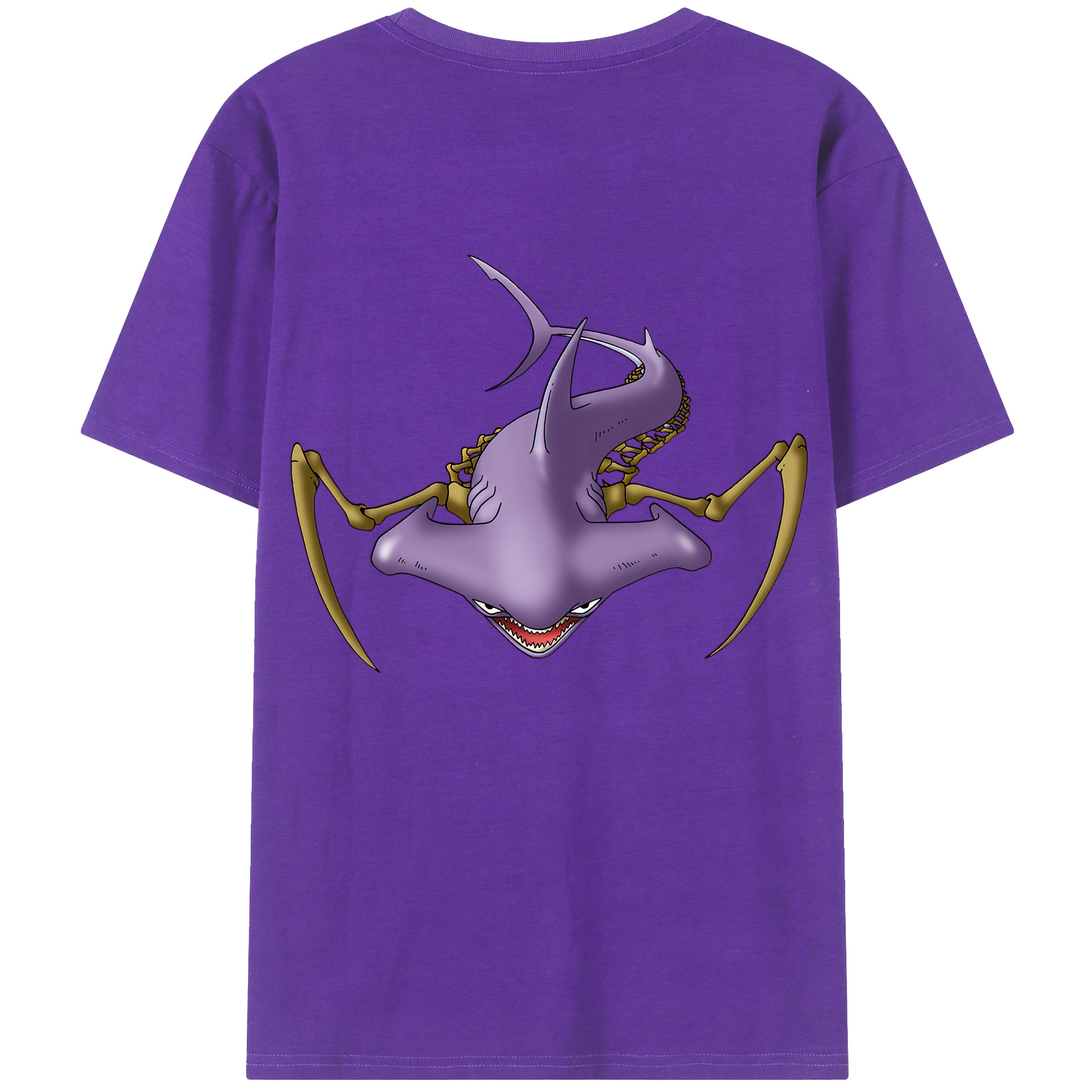 （画像用） ドラゴンクエスト Doragon Kuesuto Dragon Quest 綿100％半袖Tシャツ（背面プリント）