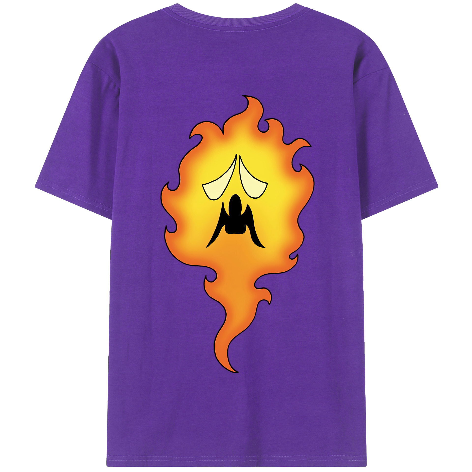 （画像用） ドラゴンクエスト Doragon Kuesuto Dragon Quest 綿100％半袖Tシャツ（背面プリント）