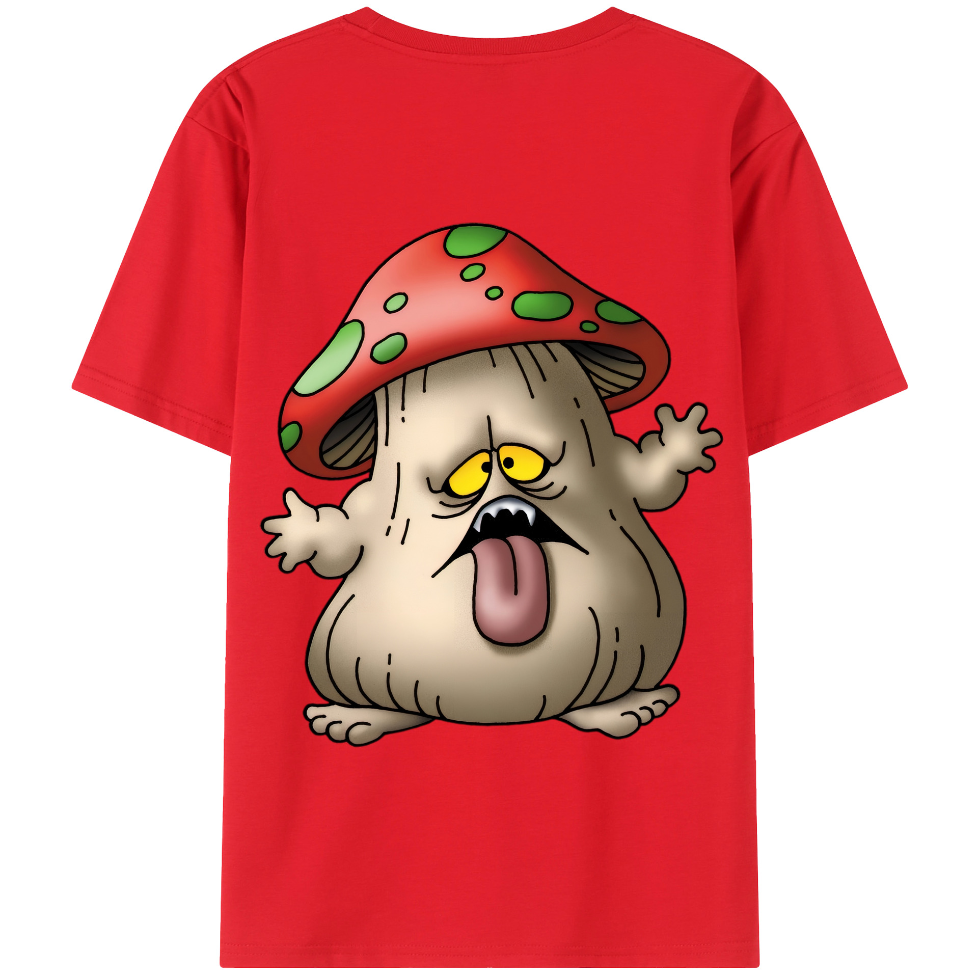 （画像用） ドラゴンクエスト Doragon Kuesuto Dragon Quest 綿100％半袖Tシャツ（背面プリント）