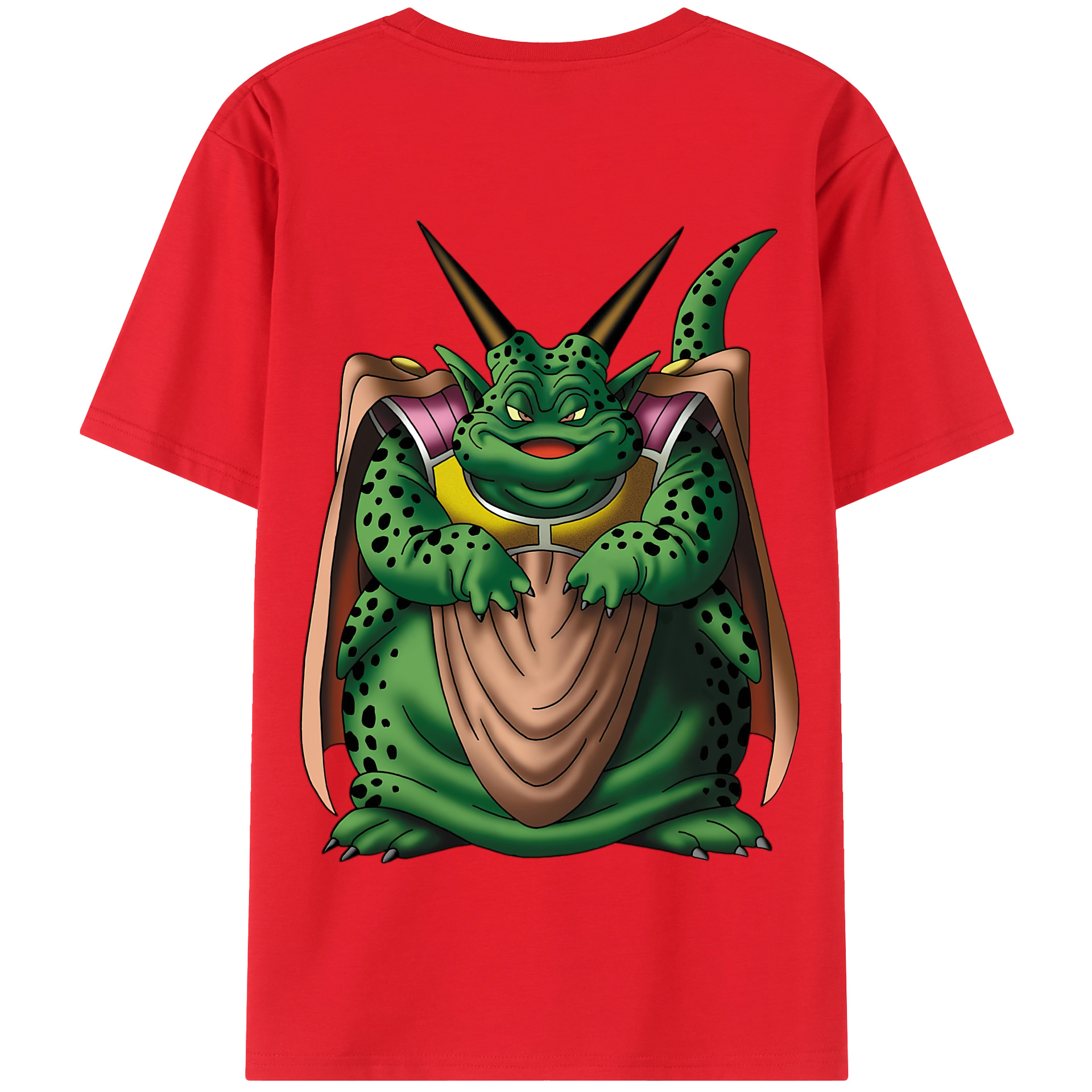 （画像用） ドラゴンクエスト Doragon Kuesuto Dragon Quest 綿100％半袖Tシャツ（背面プリント）