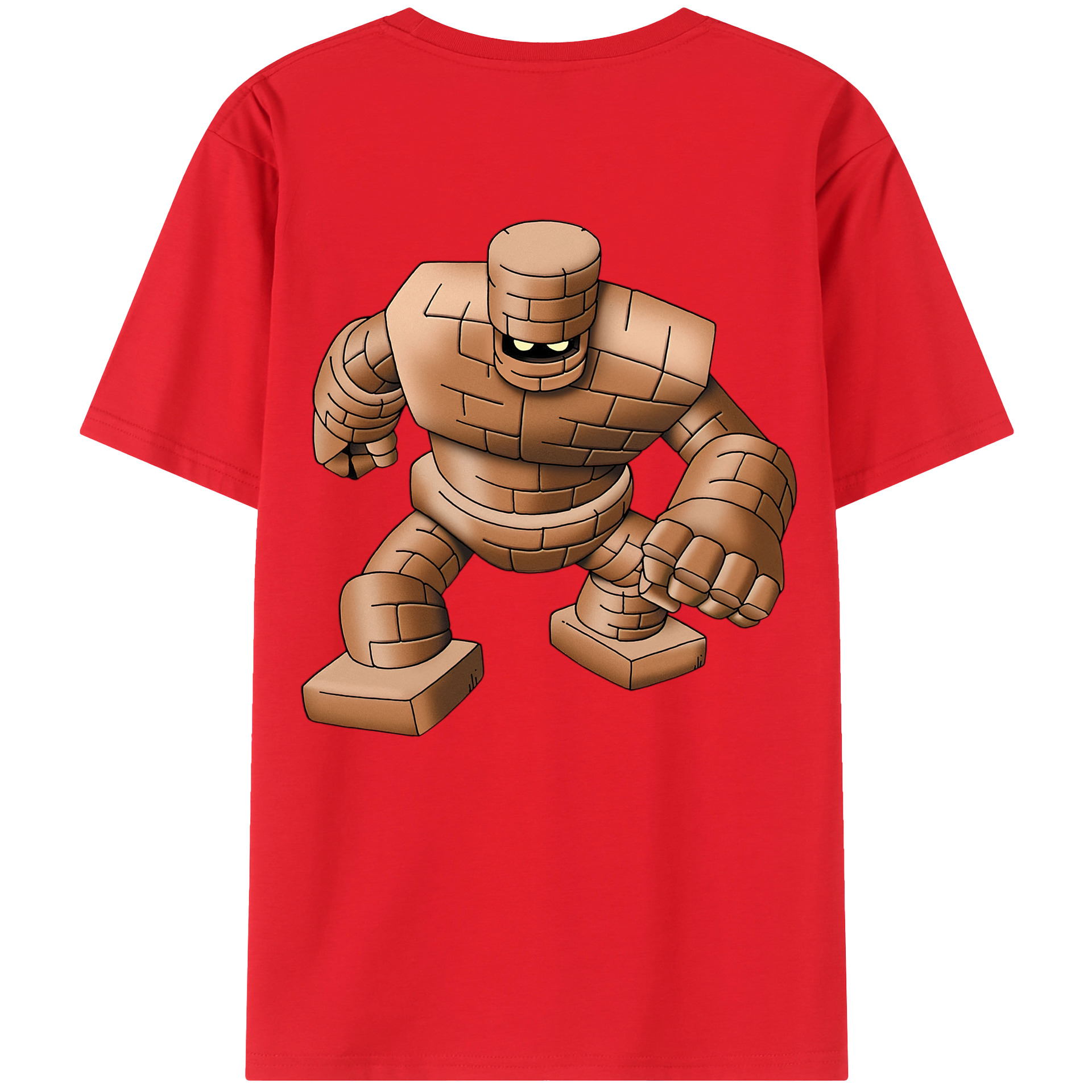 （画像用） ドラゴンクエスト Doragon Kuesuto Dragon Quest 綿100％半袖Tシャツ（背面プリント）