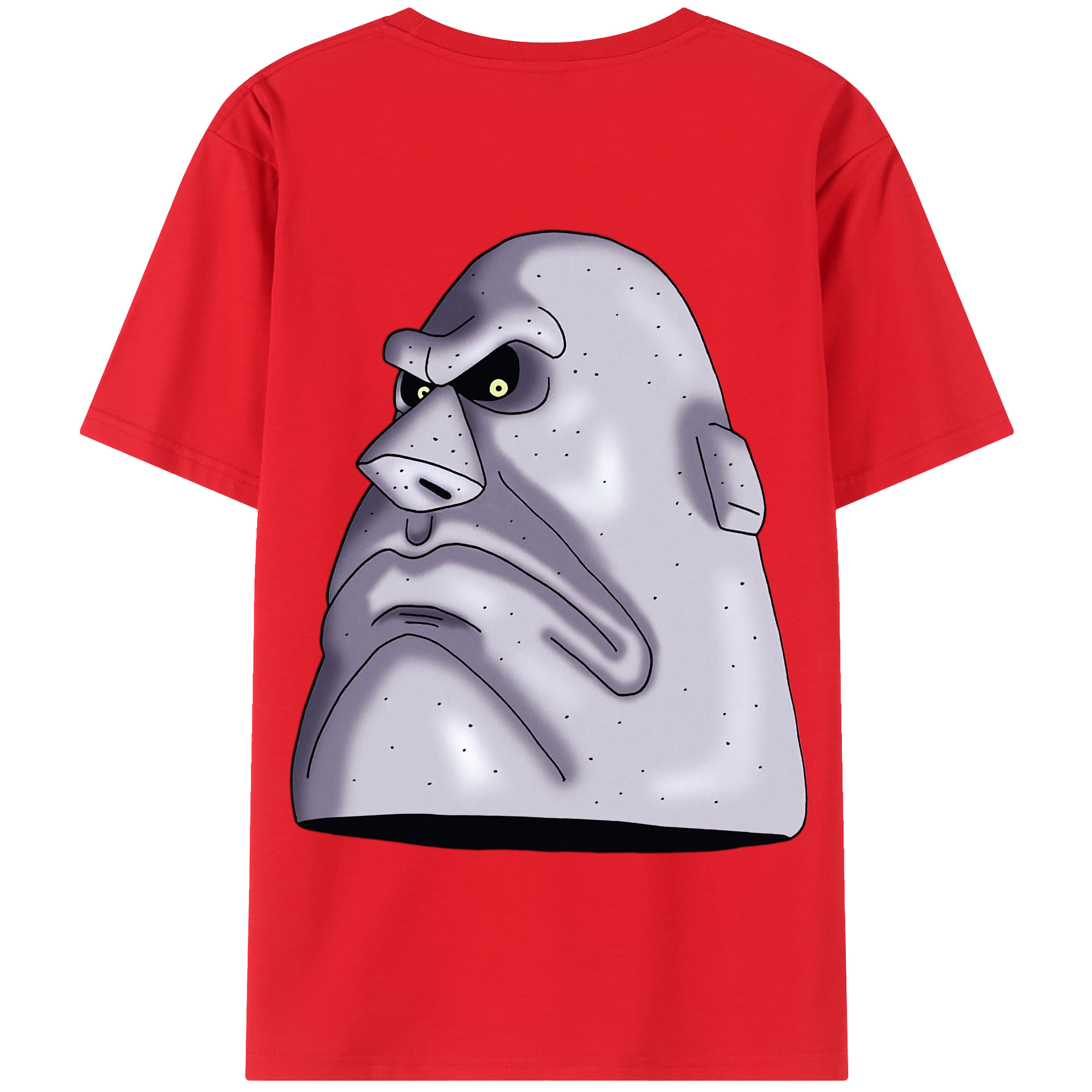（画像用） ドラゴンクエスト Doragon Kuesuto Dragon Quest 綿100％半袖Tシャツ（背面プリント）
