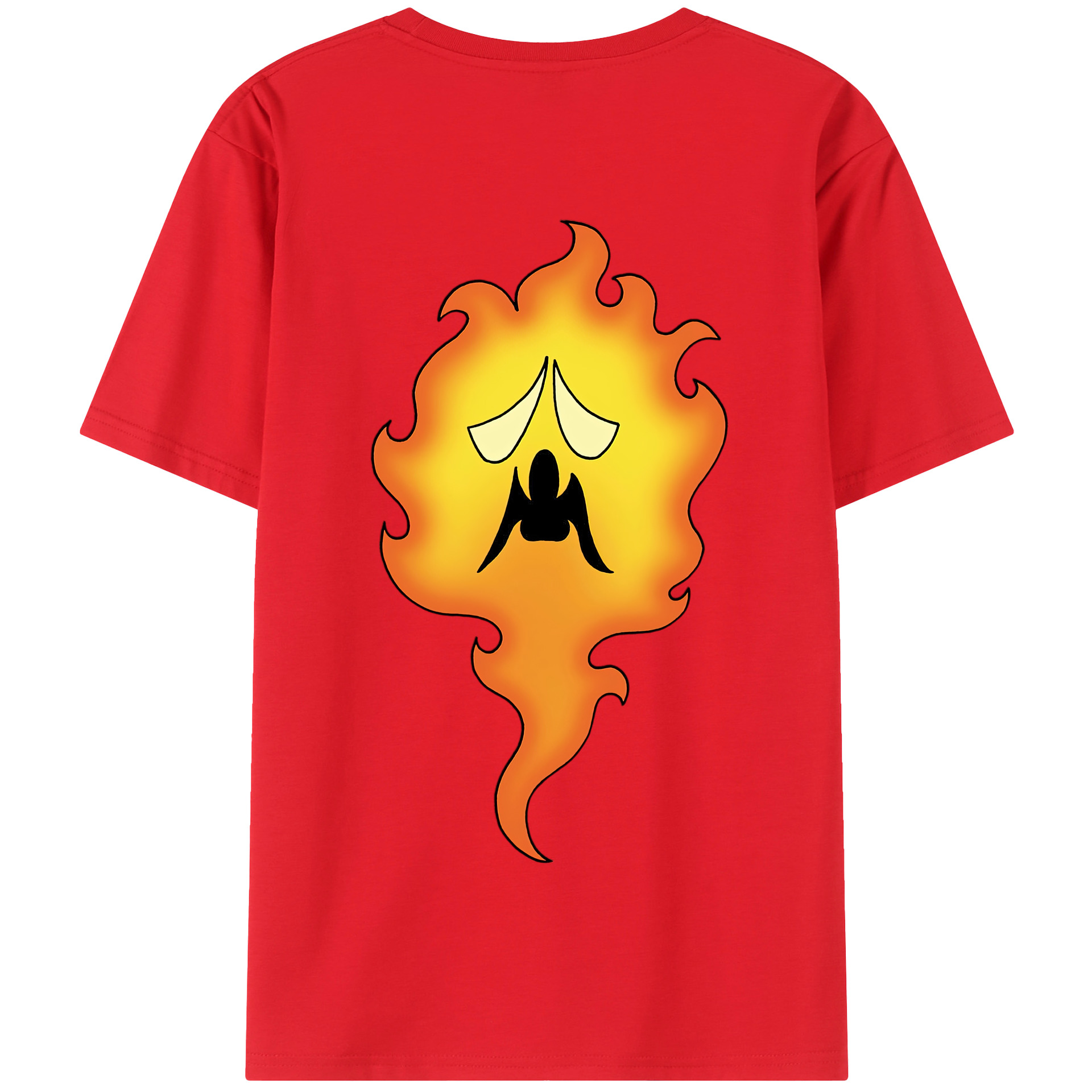 （画像用） ドラゴンクエスト Doragon Kuesuto Dragon Quest 綿100％半袖Tシャツ（背面プリント）