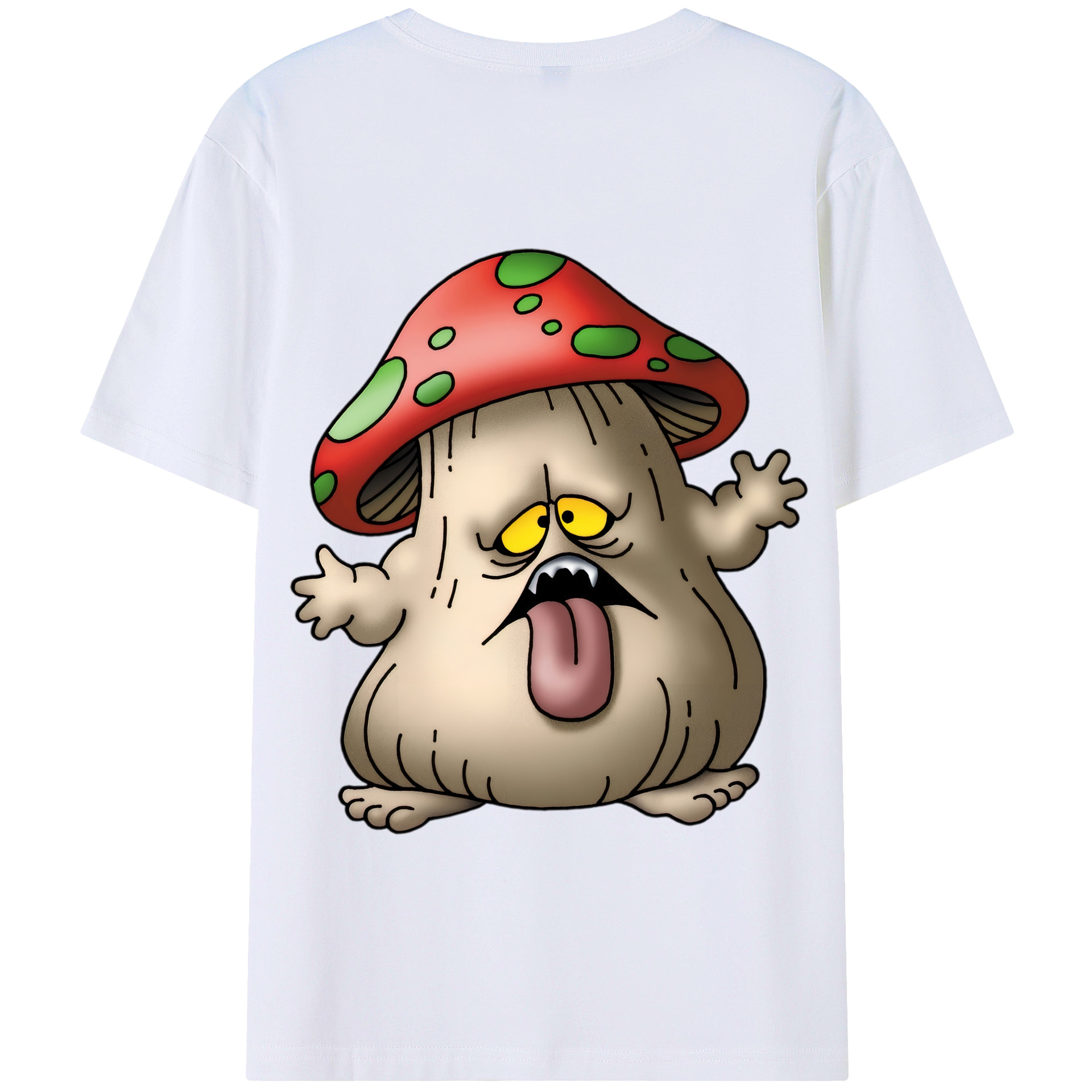 （画像用） ドラゴンクエスト Doragon Kuesuto Dragon Quest 綿100％半袖Tシャツ（背面プリント）
