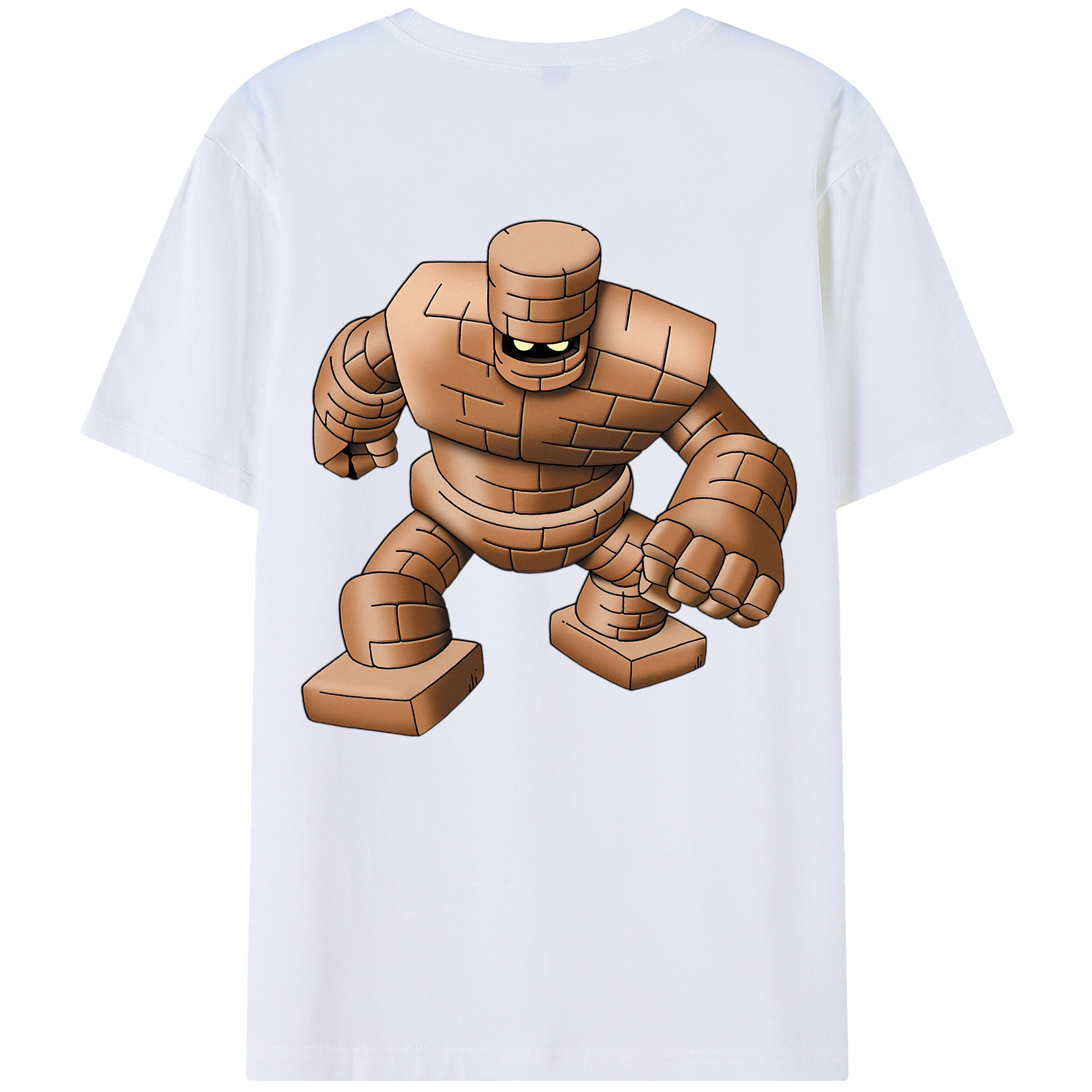 （画像用） ドラゴンクエスト Doragon Kuesuto Dragon Quest 綿100％半袖Tシャツ（背面プリント）