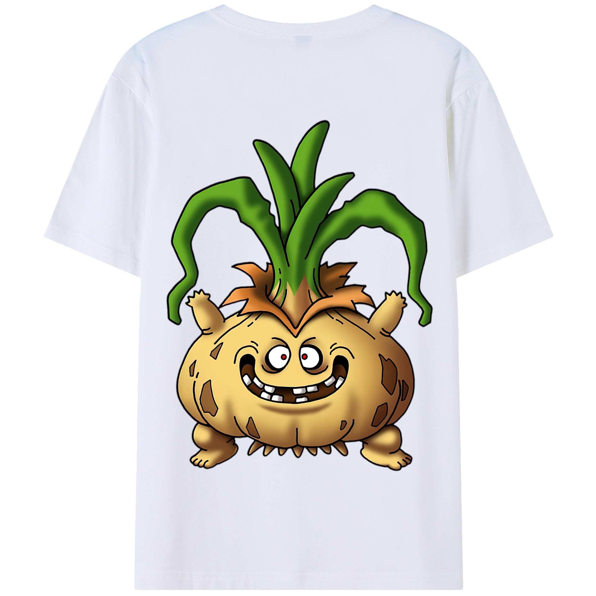 （画像用） ドラゴンクエスト Doragon Kuesuto Dragon Quest 綿100％半袖Tシャツ（背面プリント）