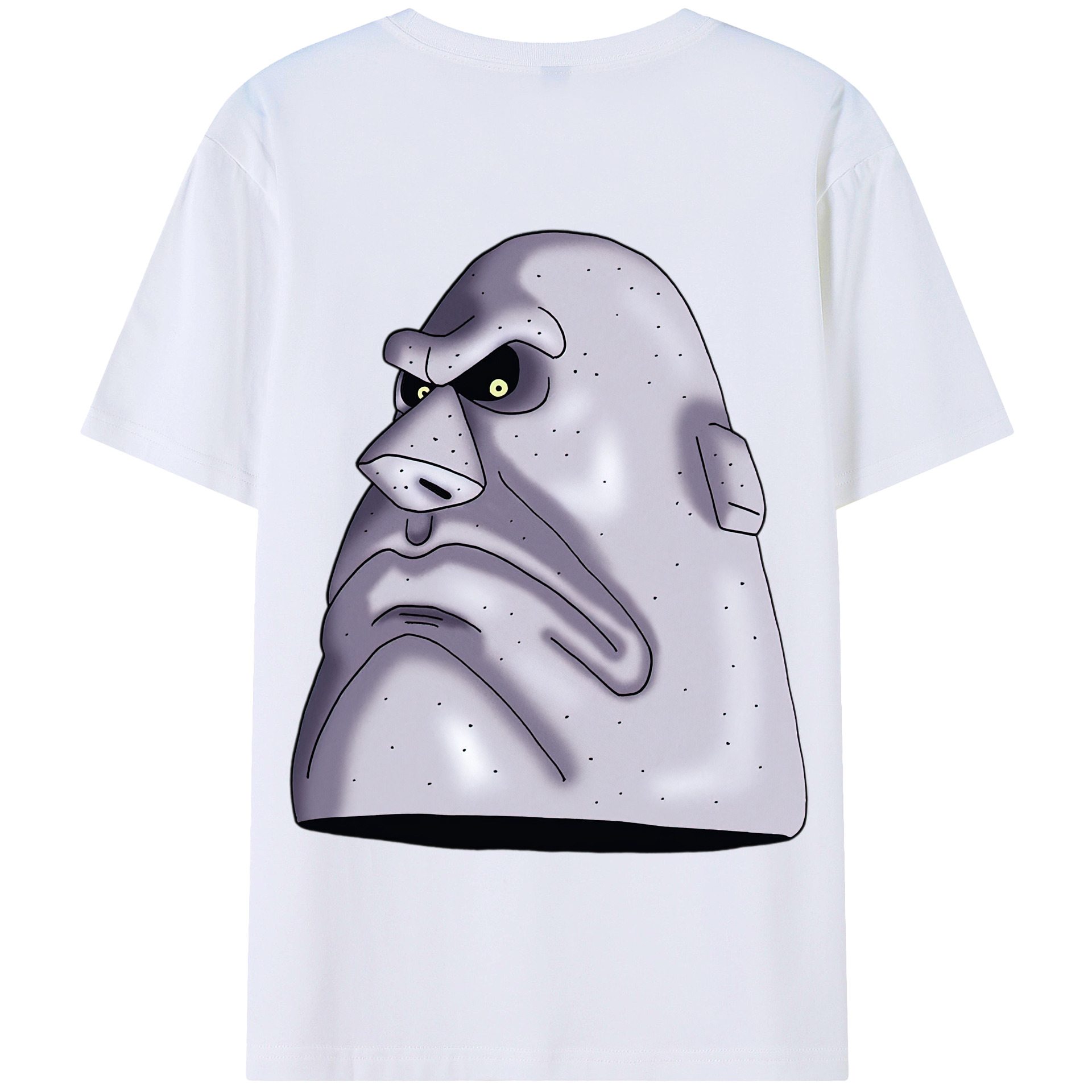 （画像用） ドラゴンクエスト Doragon Kuesuto Dragon Quest 綿100％半袖Tシャツ（背面プリント）