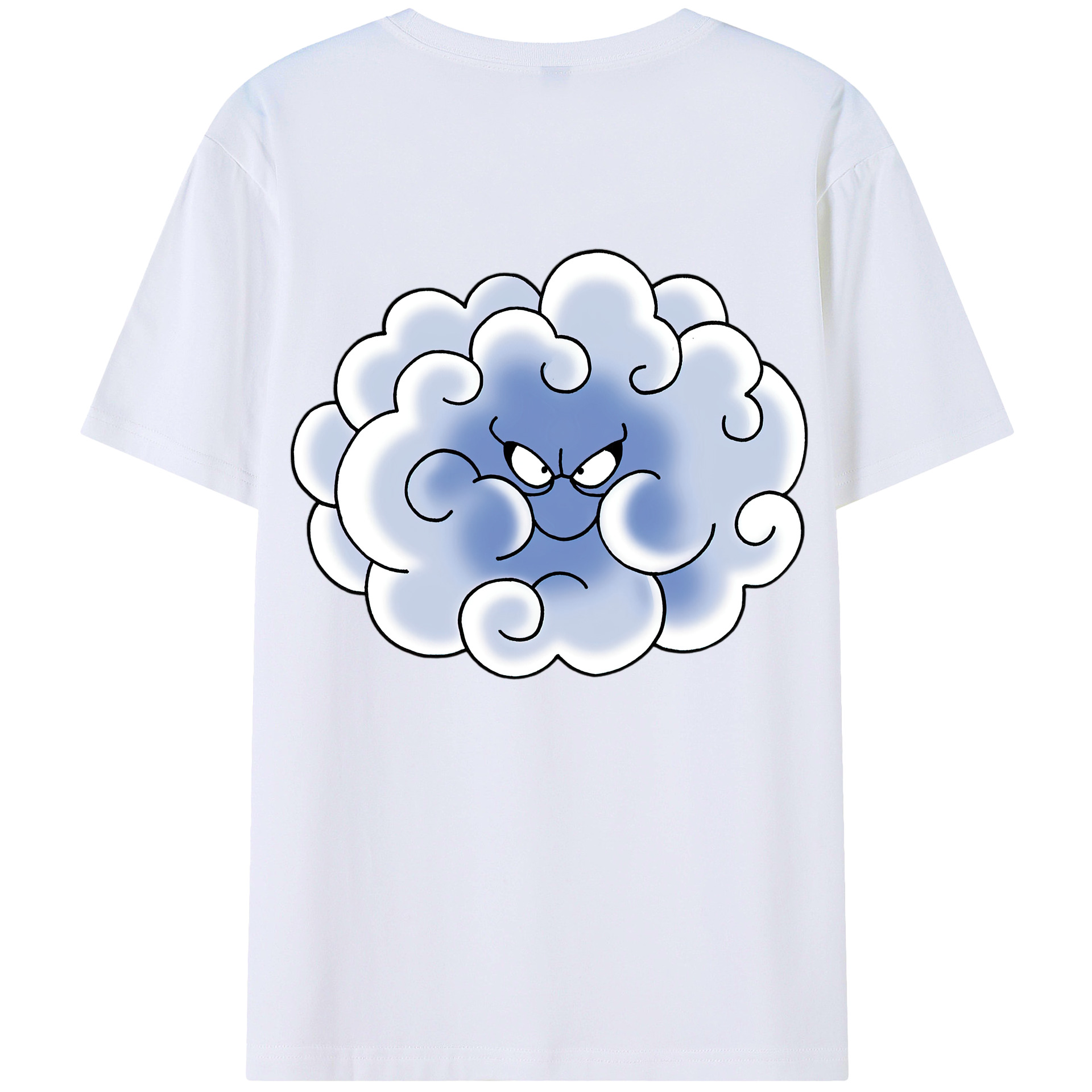 （画像用） ドラゴンクエスト Doragon Kuesuto Dragon Quest 綿100％半袖Tシャツ（背面プリント）
