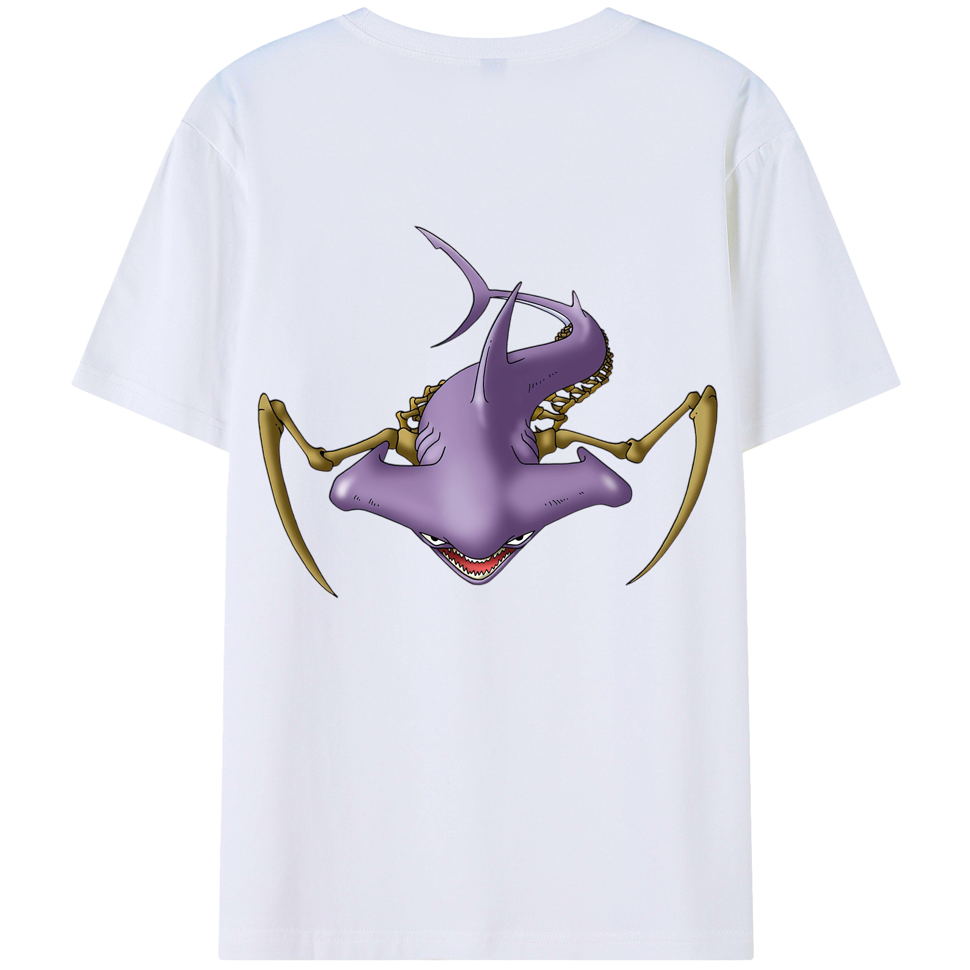 （画像用） ドラゴンクエスト Doragon Kuesuto Dragon Quest 綿100％半袖Tシャツ（背面プリント）