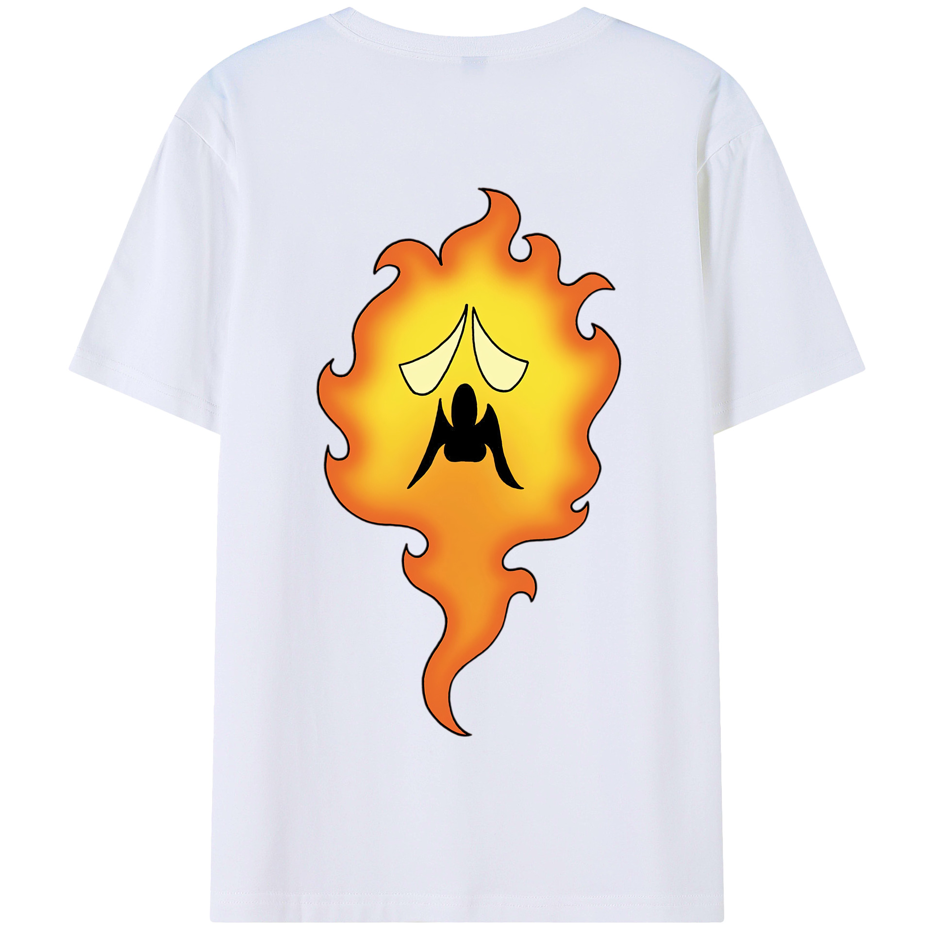 （画像用） ドラゴンクエスト Doragon Kuesuto Dragon Quest 綿100％半袖Tシャツ（背面プリント）